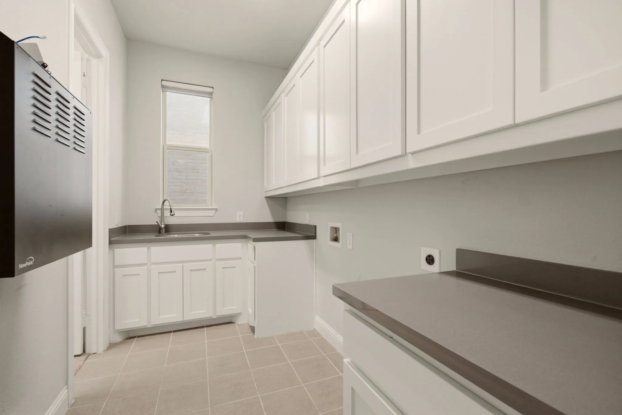 Full Sized Laundry Room with Sink and Storage