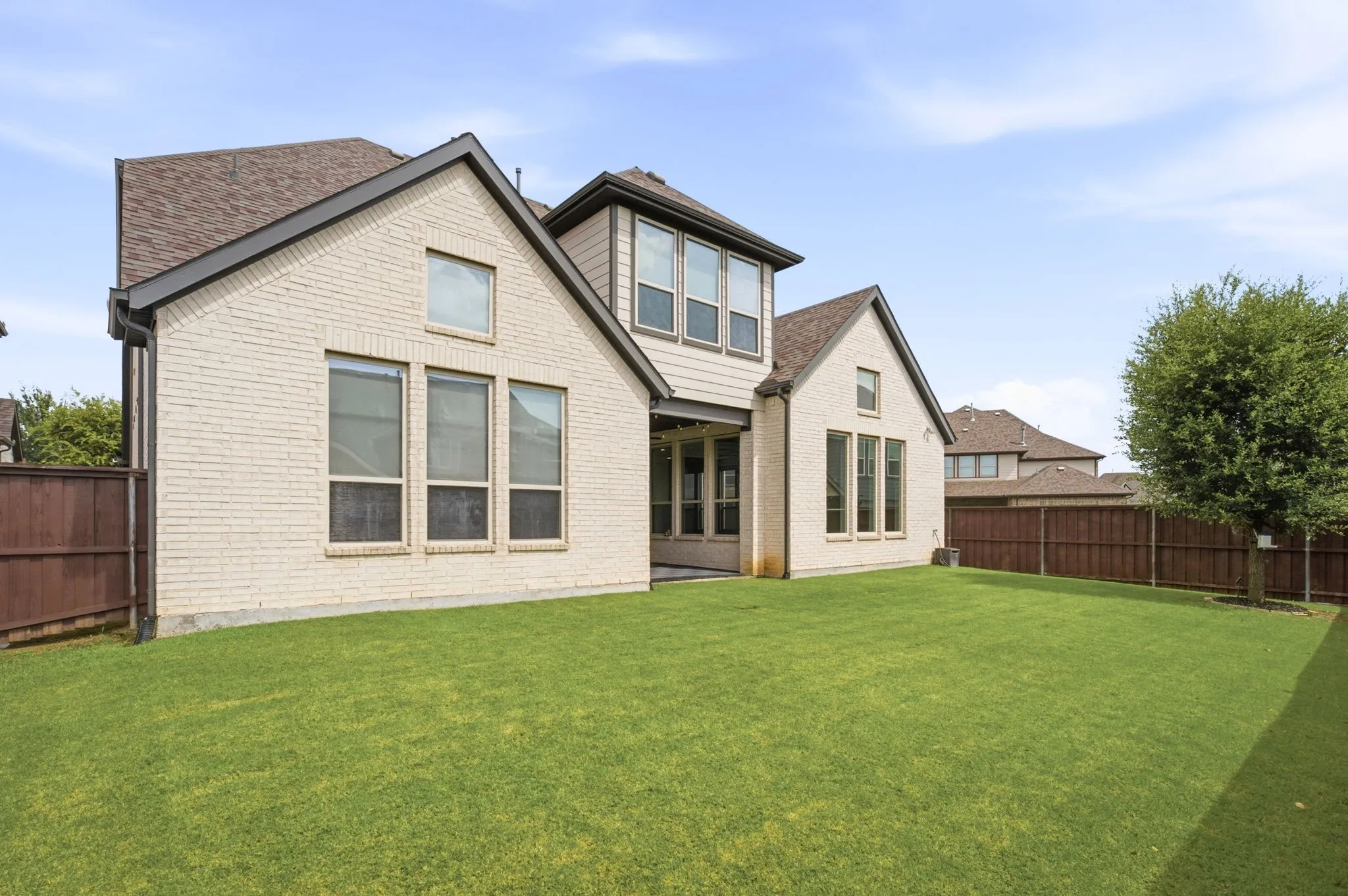 Expansive Fenced Back Yard.