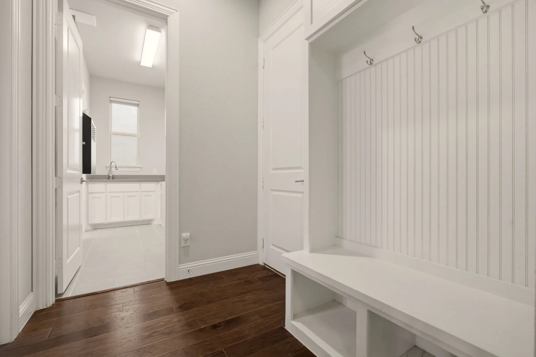 Mud Room at Garage Entry