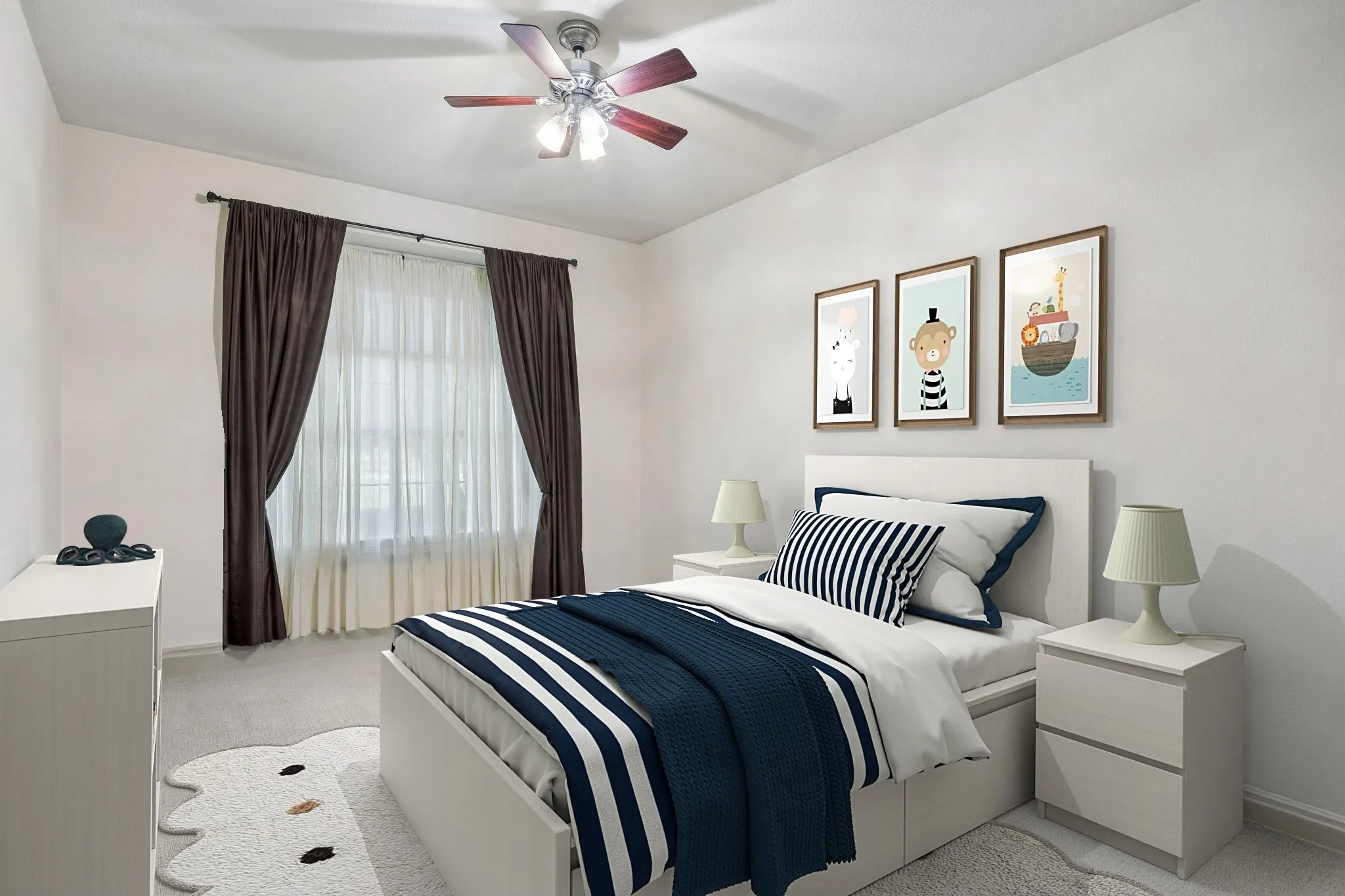 Off the childrens retreat are two bedrooms- each with Ensuite baths
