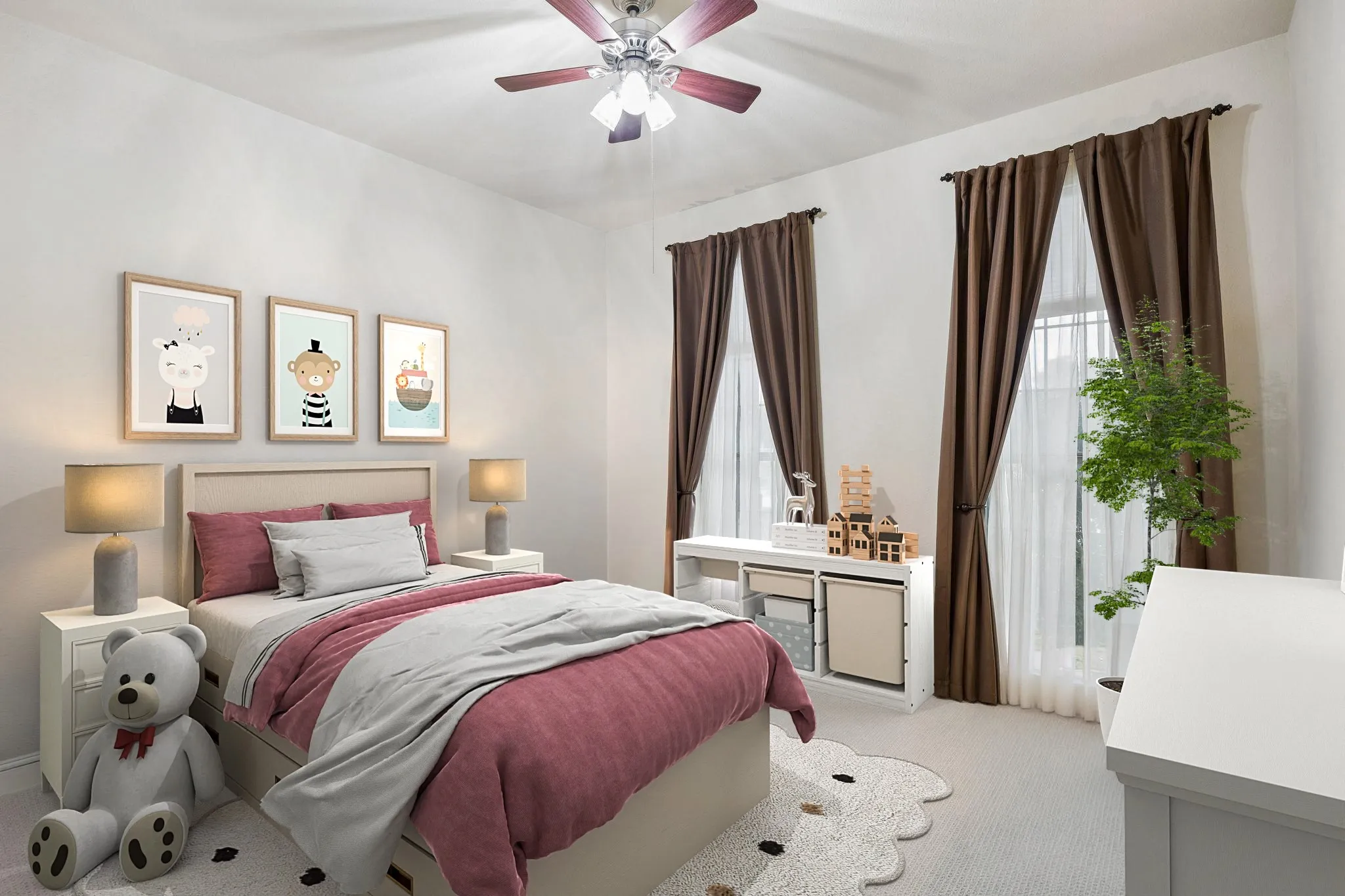 Another bedroom with ensuite bath on first level off living space