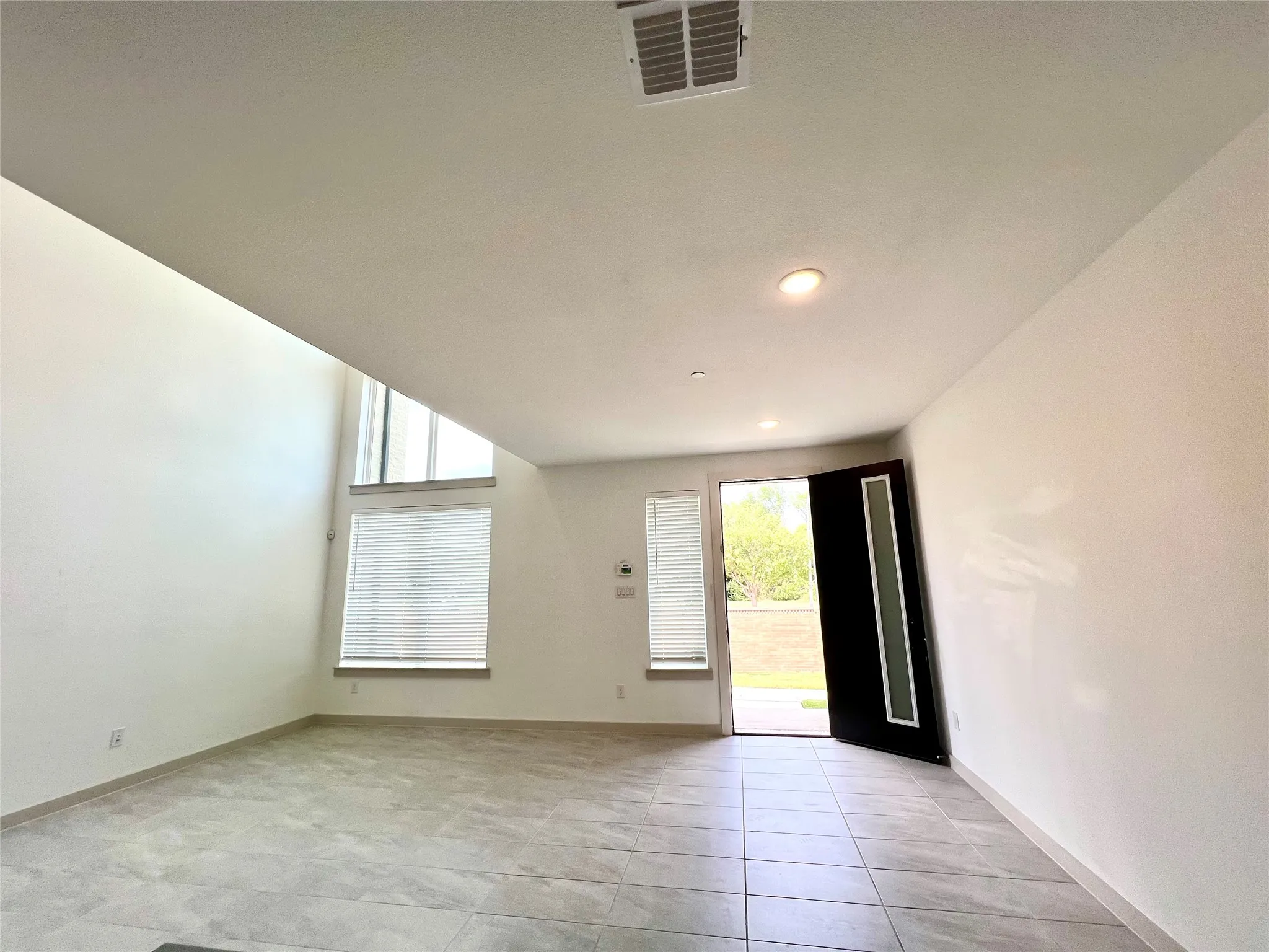 View of tiled empty room