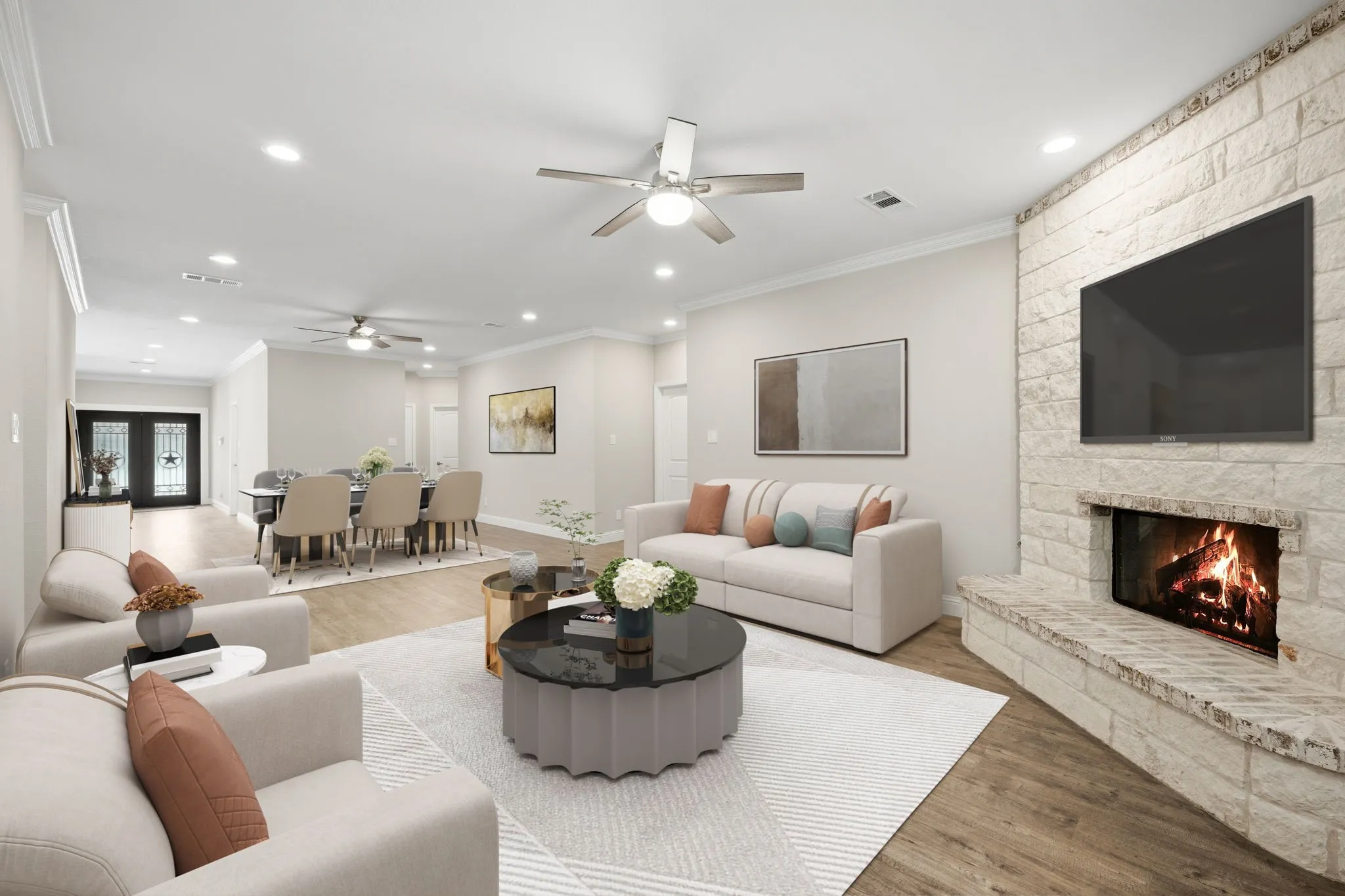 Single Family Residence For Sale in Grayson County , 901 E Jefferson Street, Van Alstyne, Texas 75495, 4 Bedrooms, 3 Bathrooms, 2 Garage spaces, 2,301 Sqft, built in 2022, Price $400,000, mls#21333375, Real Estate Agent in Van Alstyne, Homes For Sale in Grayson county, Homes For Sale in Van Alstyne, Realtor in Van Alstyne Texas, Real Estate Brokerage Independent Realty Texas, Luminita Cordes Realtor