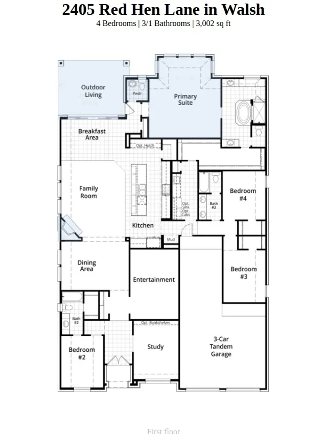 Single Family Residence For Sale in Parker County , 2405 Red Hen Lane, Aledo, Texas 76008, 4 Bedroom, 4 Bathroom, 3 Garage spaces, 3,002 Sqft, built in 2026, mls#21334858, Real Estate Agent in Aledo, Homes For Sale in Parker county, Homes For Sale in Aledo, Realtor in Aledo Texas, Real Estate Brokerage Independent Realty Texas, Luminita Cordes Realtor