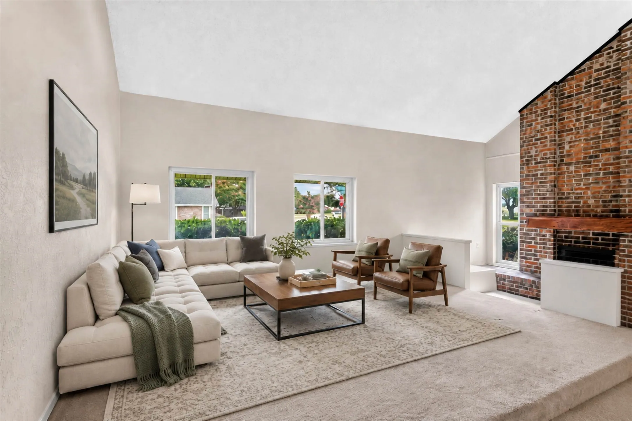 With virtual staging.