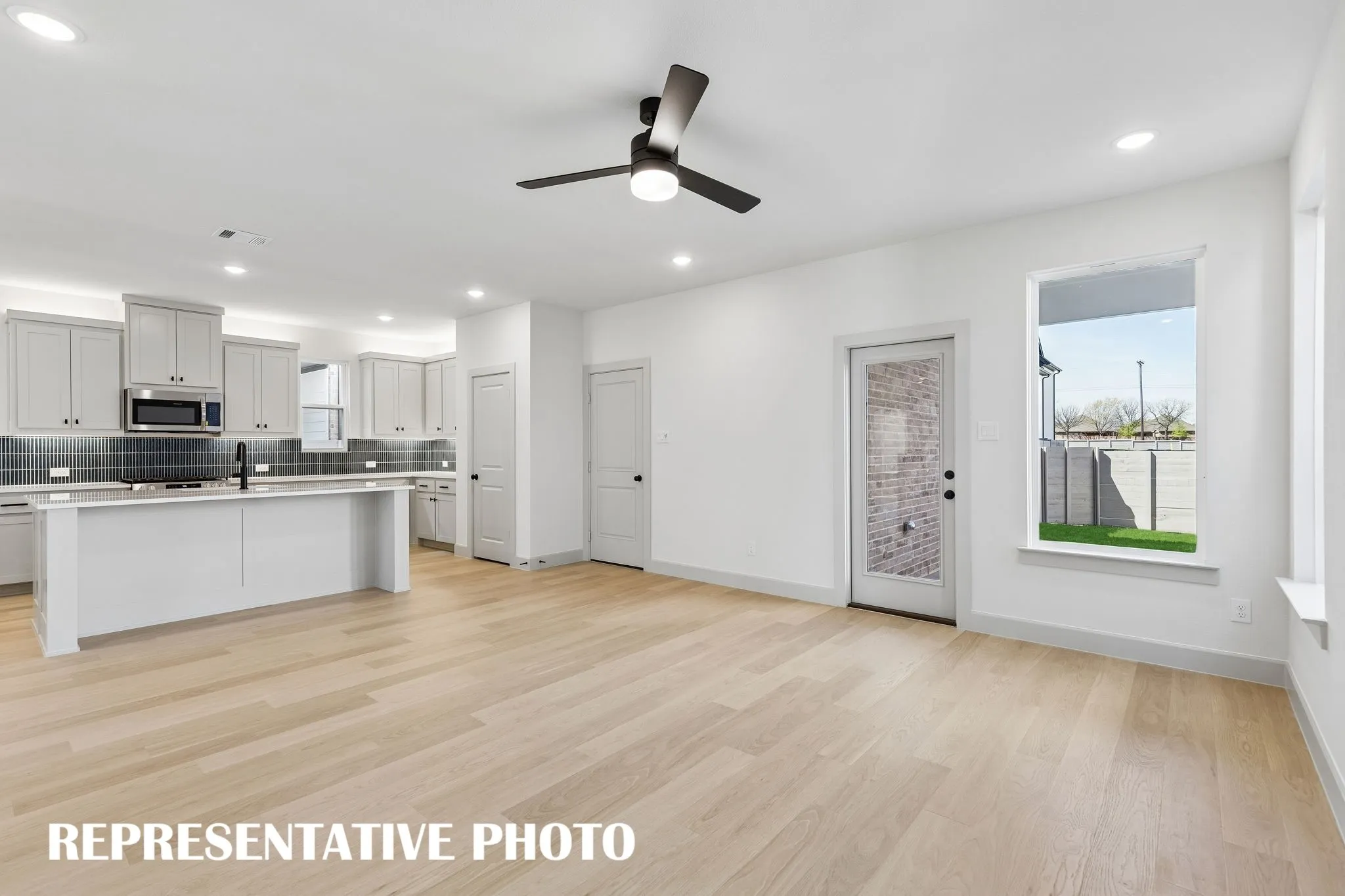 Our Montclair plan offers an open and flowing floor plan perfect for entertaining!  REPRESENTATIVE PHOTO