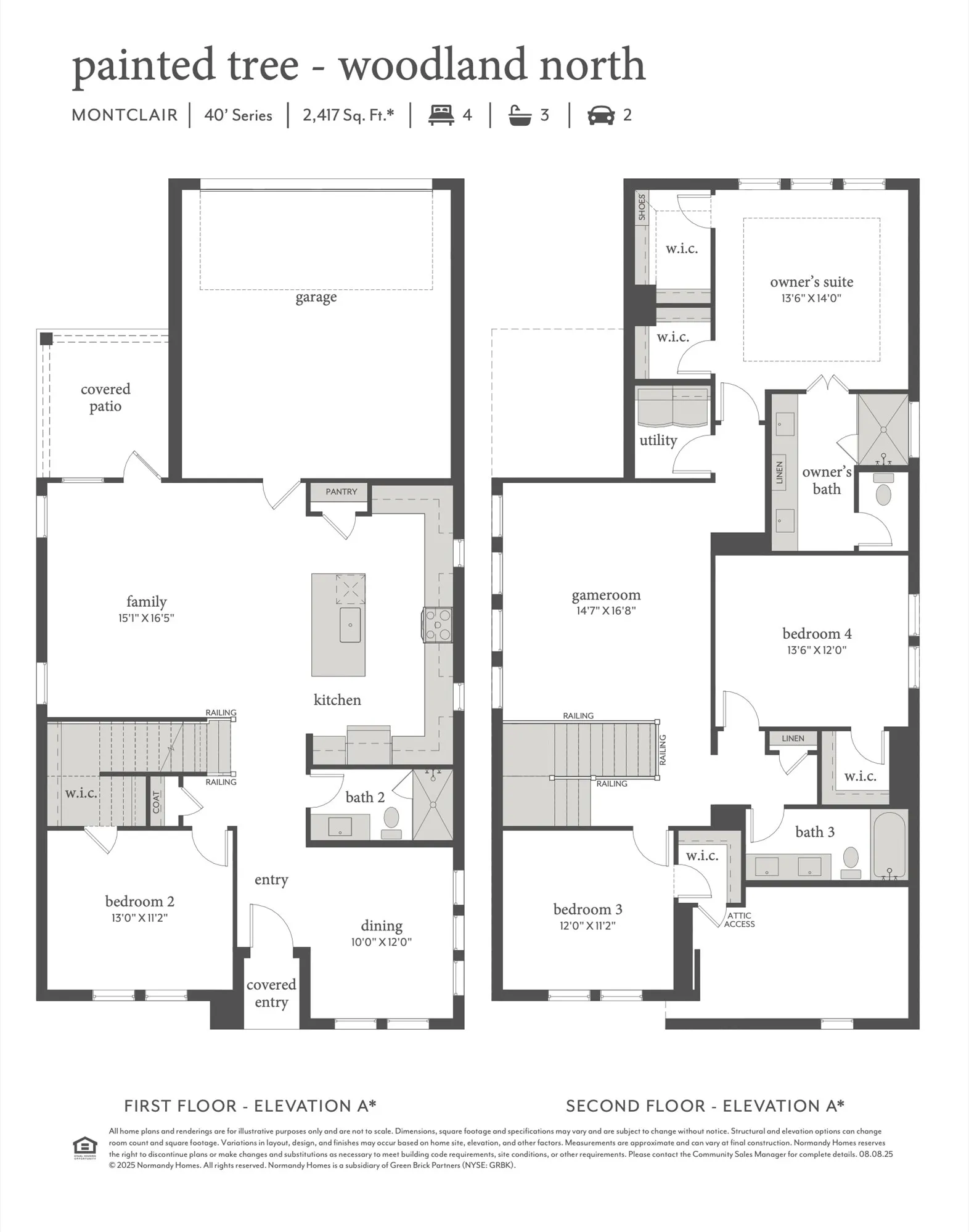 With an outstanding main floor featuring open concept design plus guest bed & bath, our Montclair plan offers something for everyone in the family!