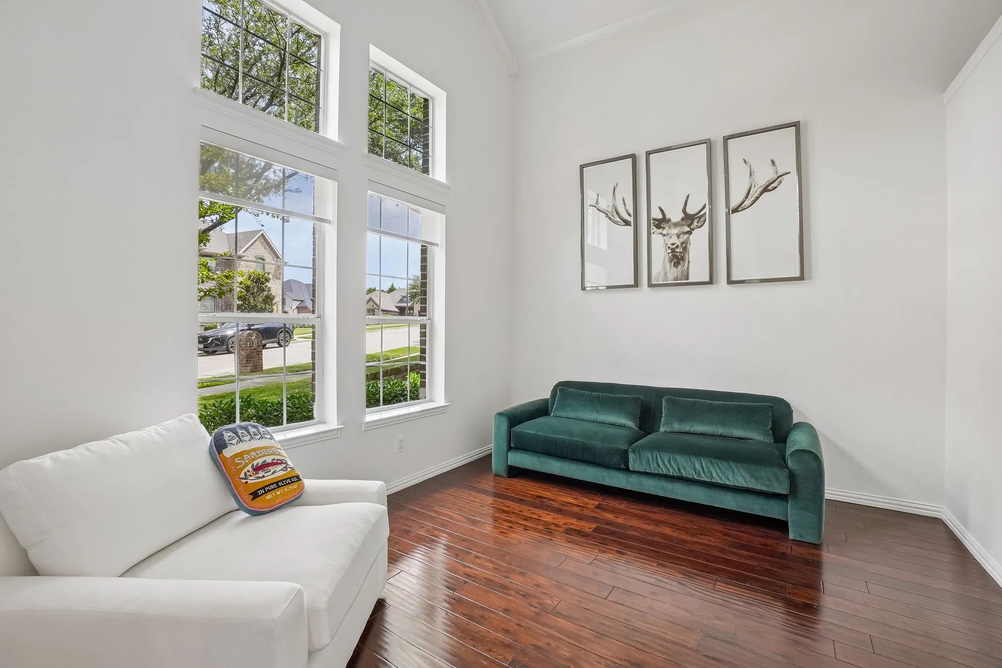 Spacious formal living room or play room