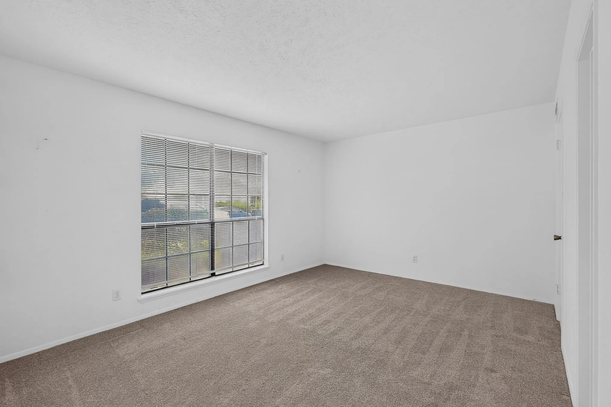Large second bedroom with closet