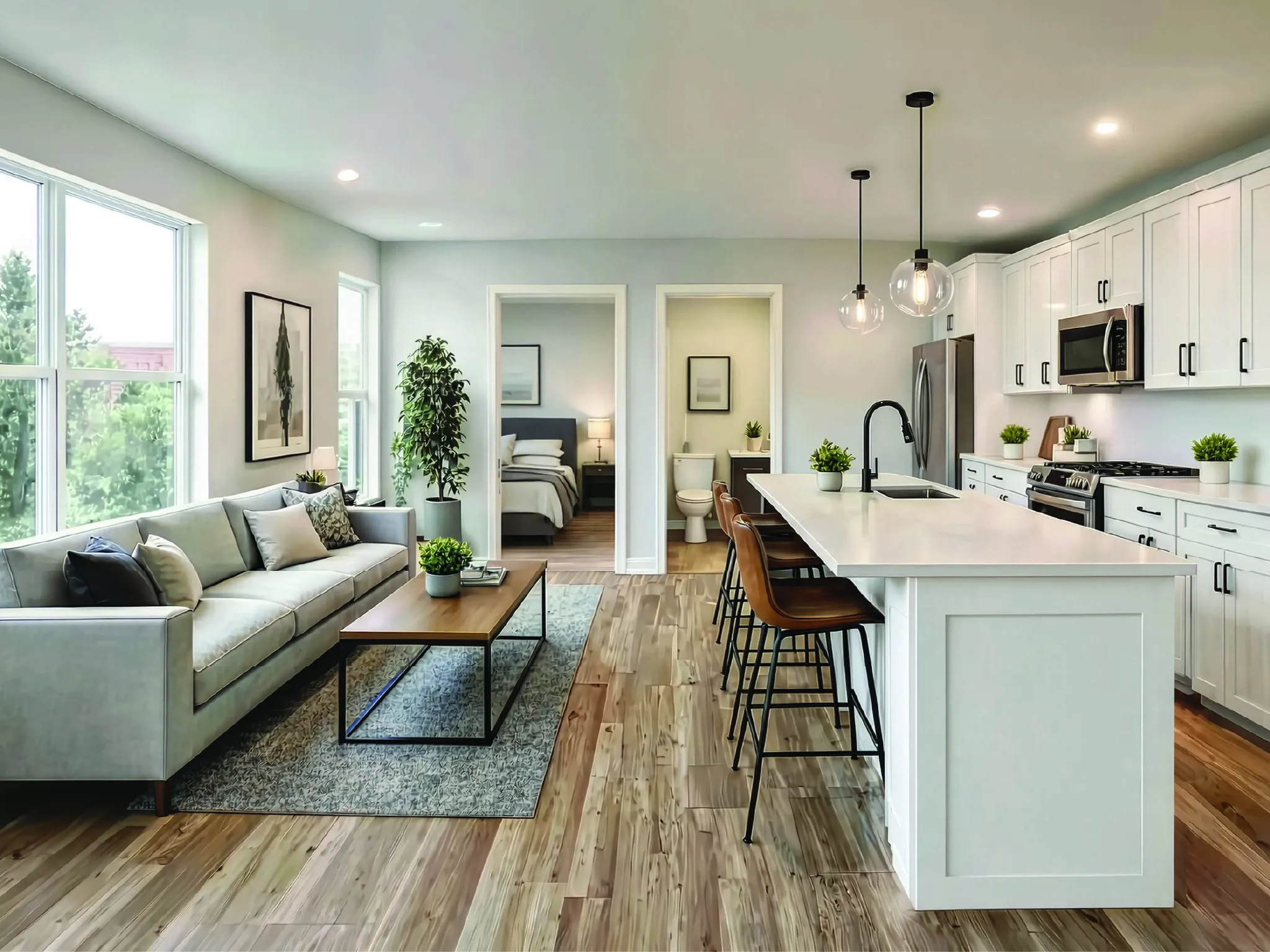 Guest House Living Area
