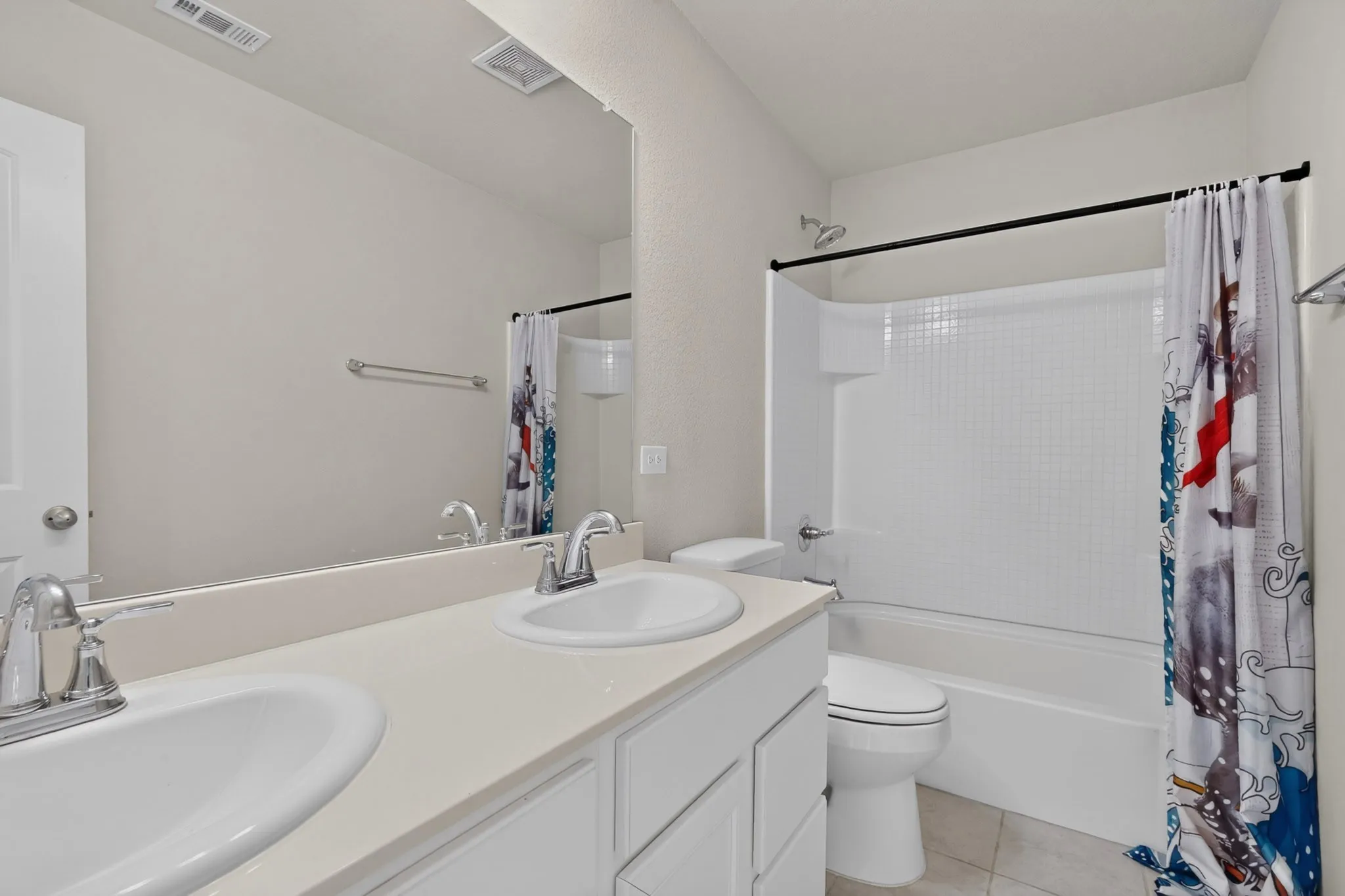 Second full bath on second floor