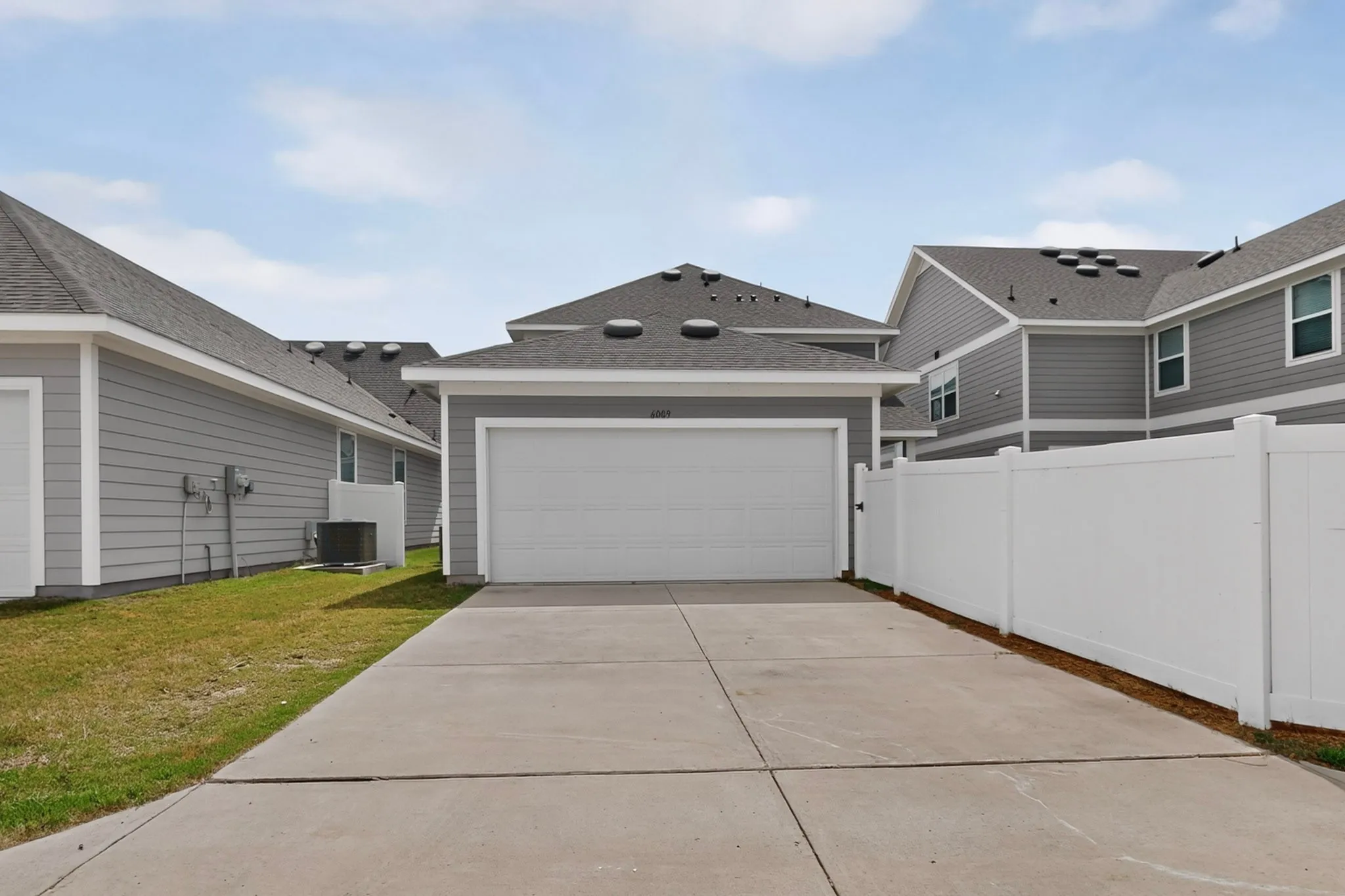 Rear entry garage