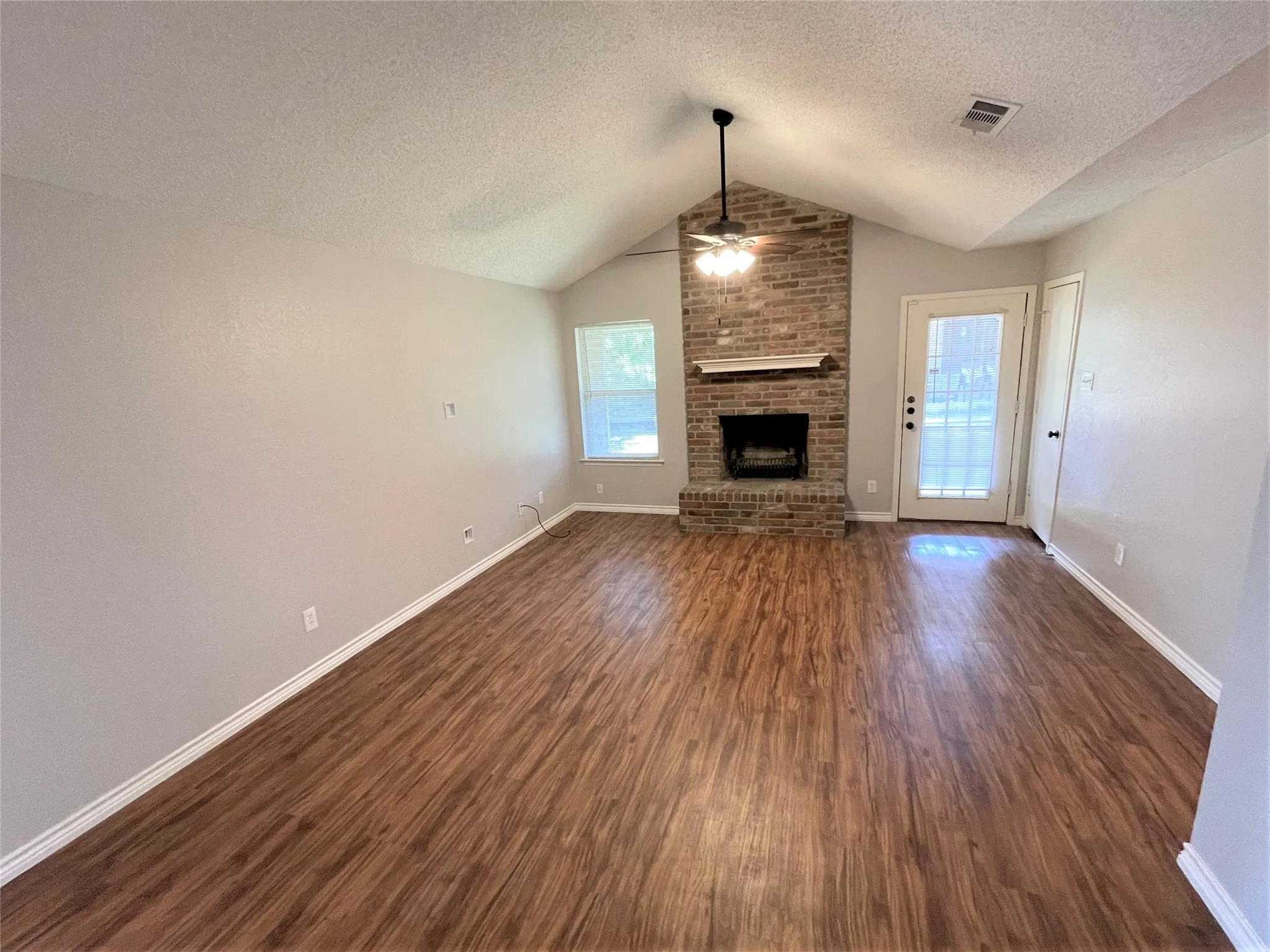 Freshly painted Family Room