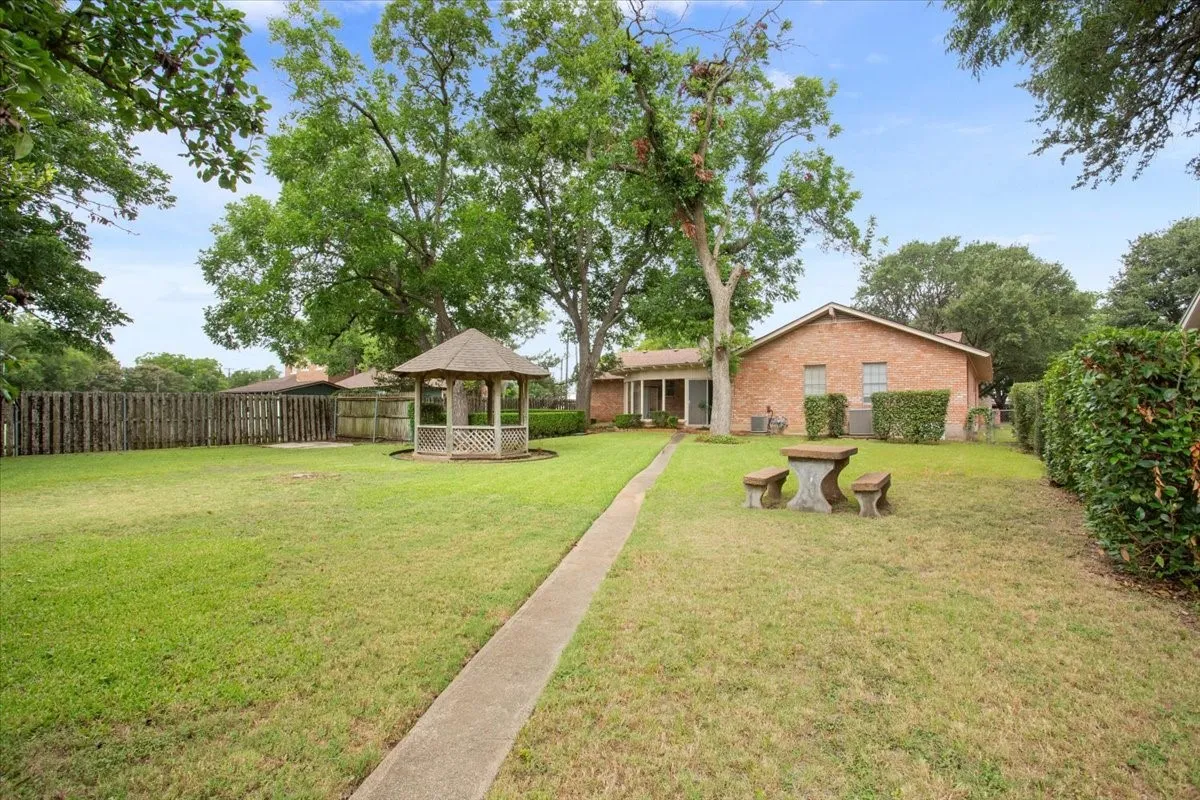 View from back fence to back of house