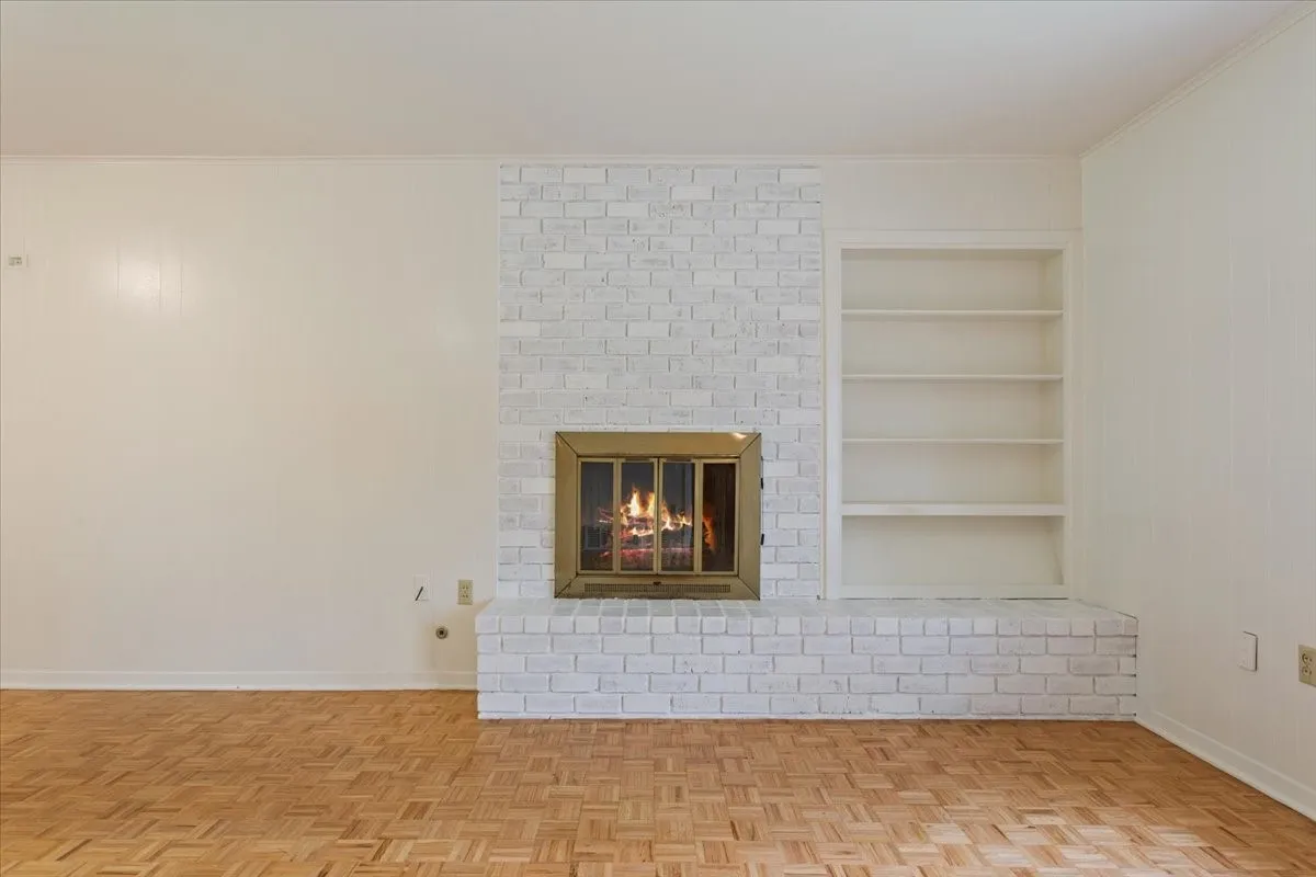 Fireplace in living room
