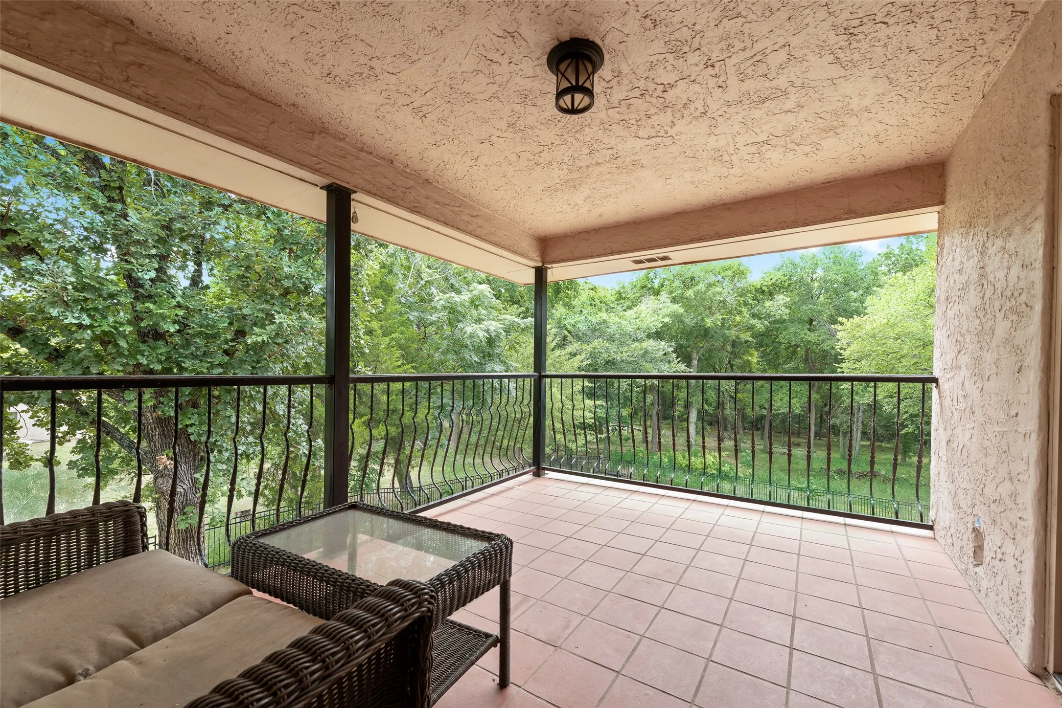 Another balcony off of the 2nd story. Look at the view!