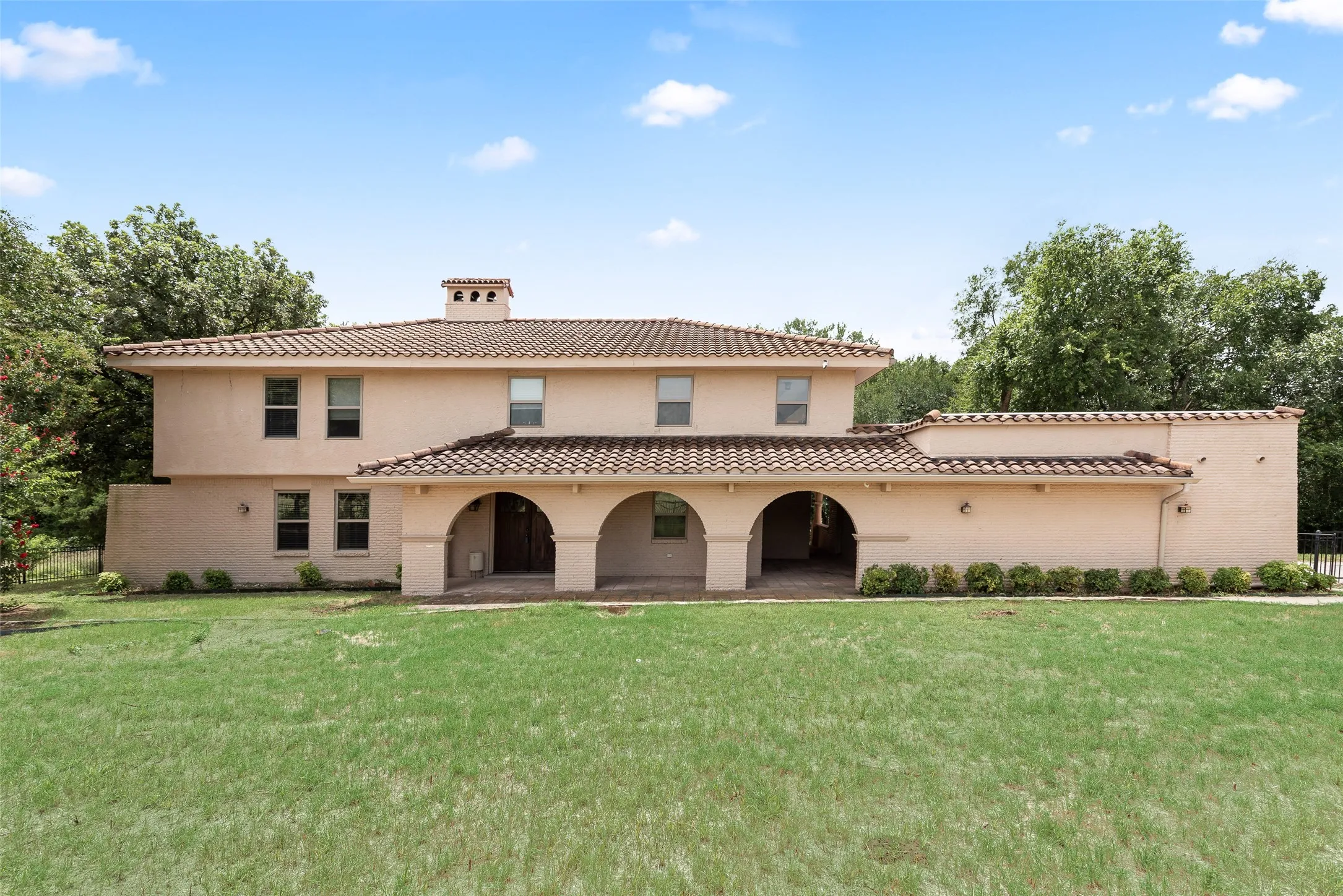 Another angle of the front of the home