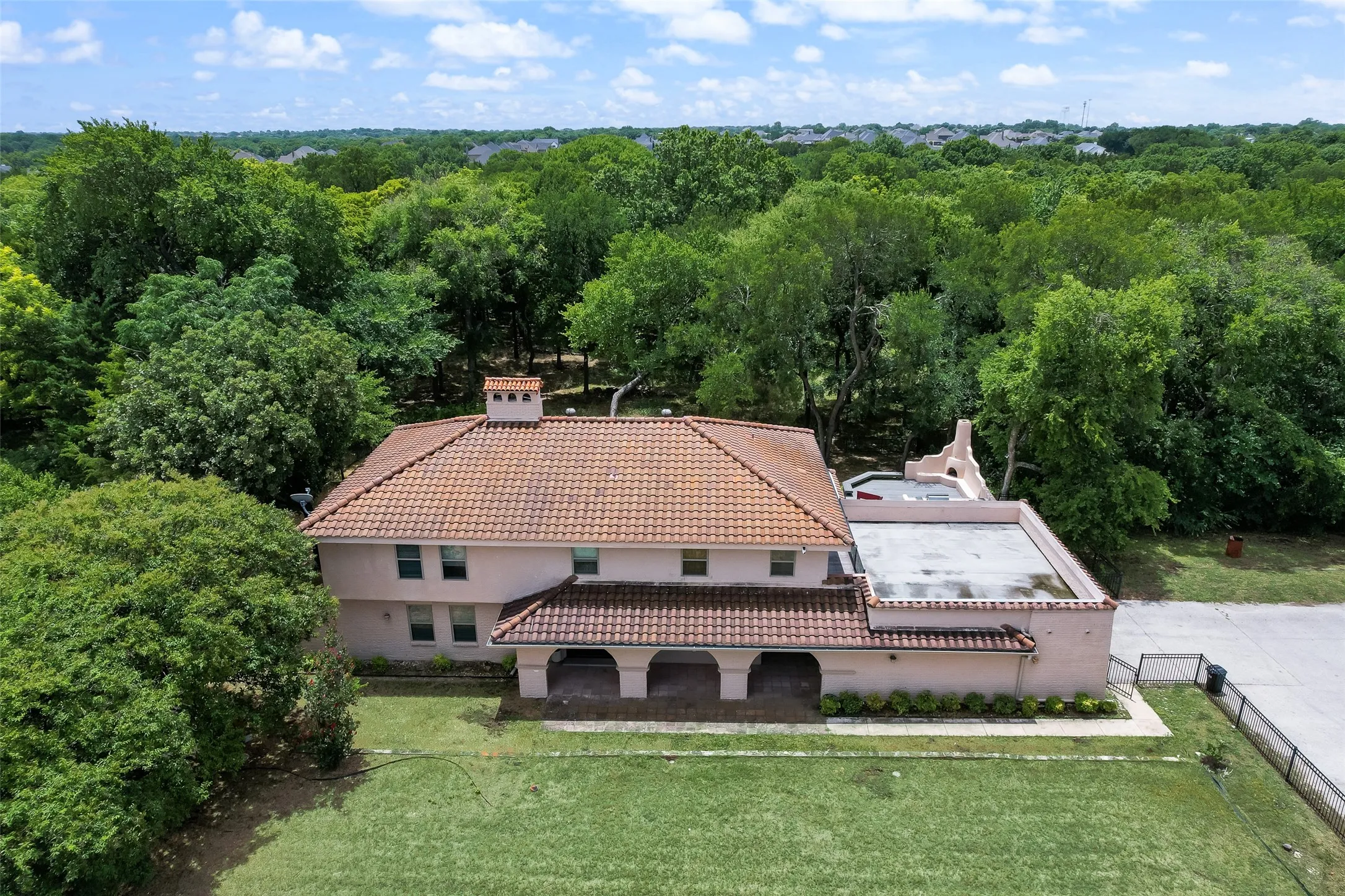 2900 Sq. ft home on heavily wooded lot.