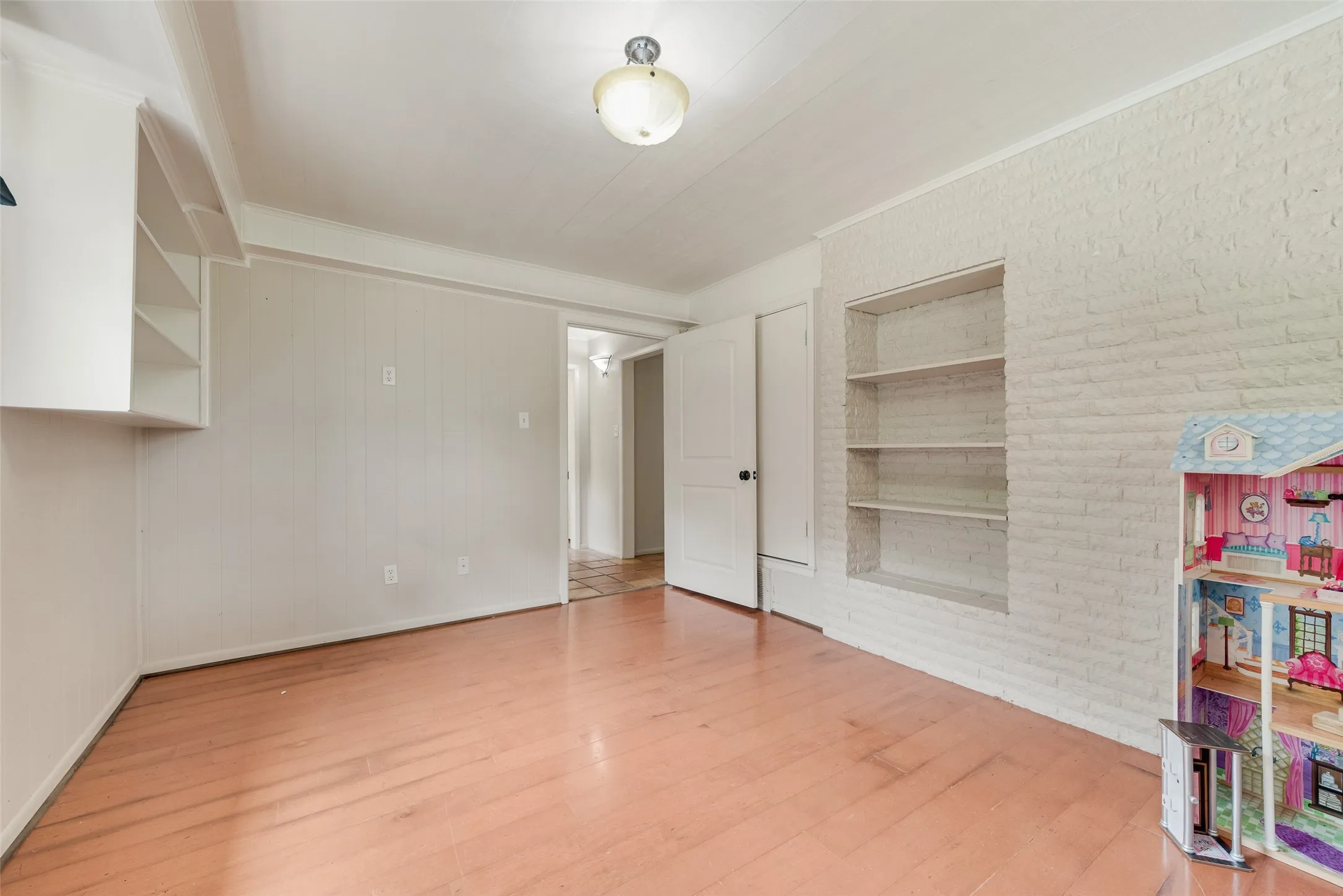 Downstairs gameroom playroom or office