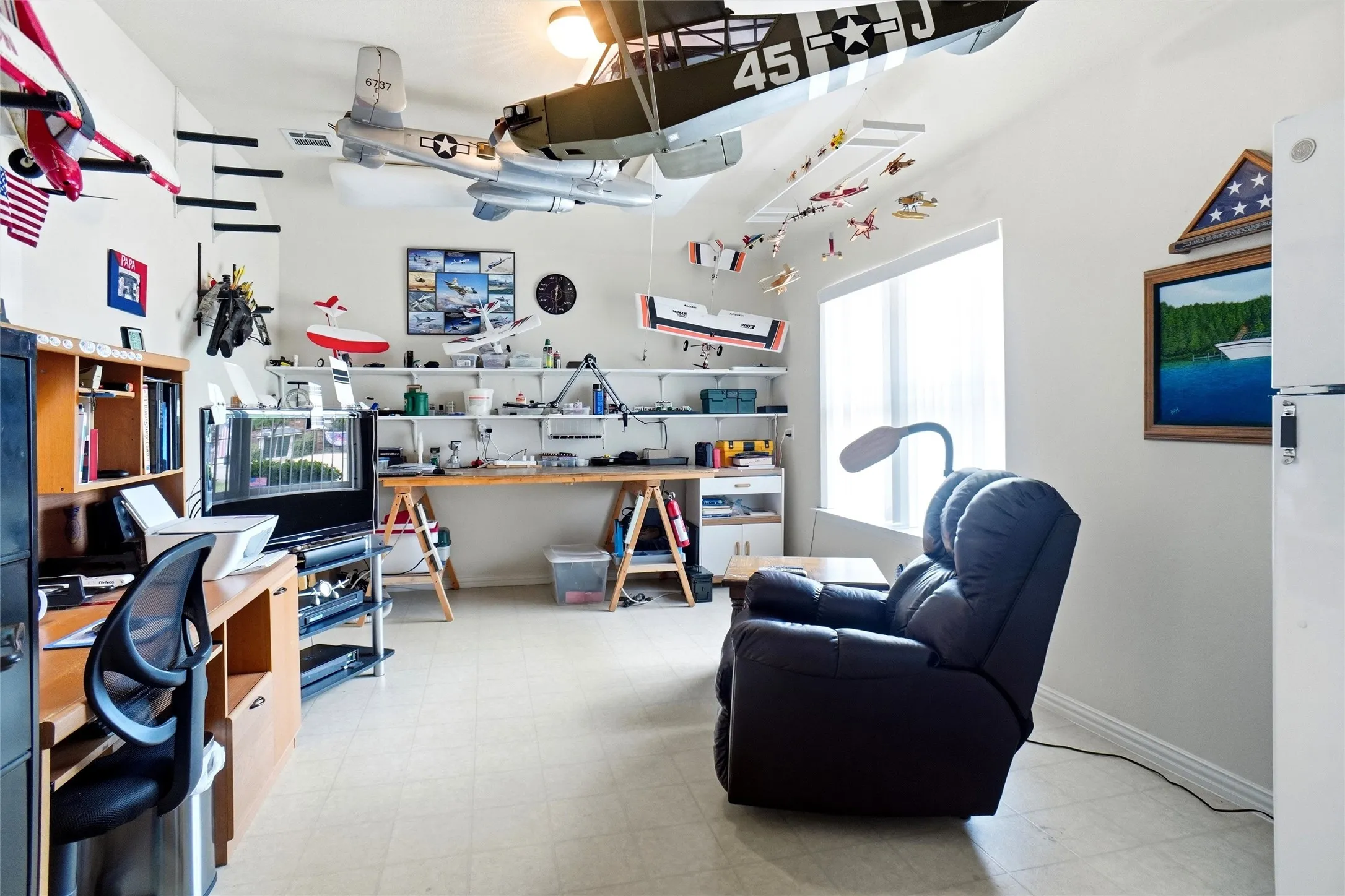 Game room, media room, or office