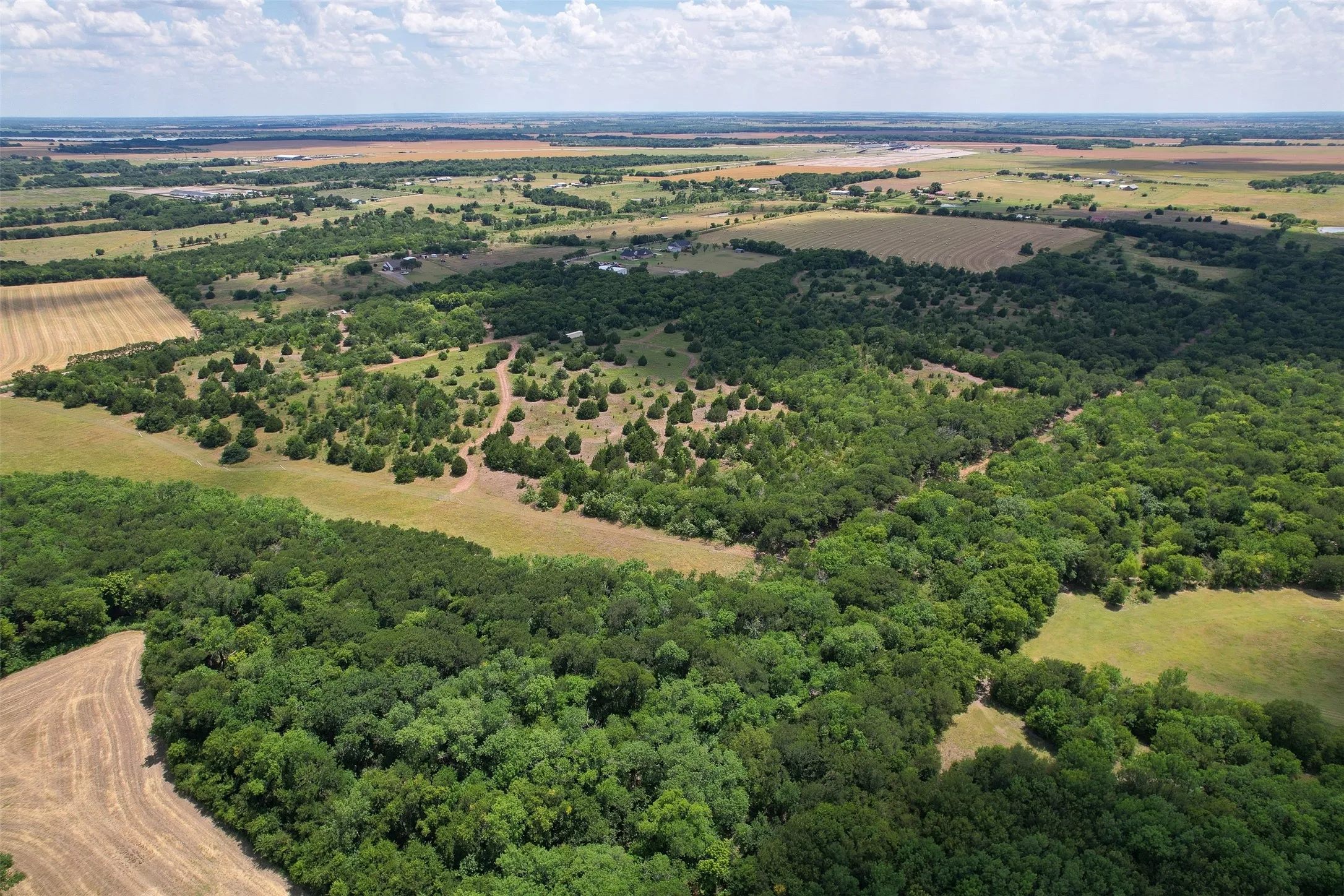Expansive aerial perspective showcasing diverse terrain