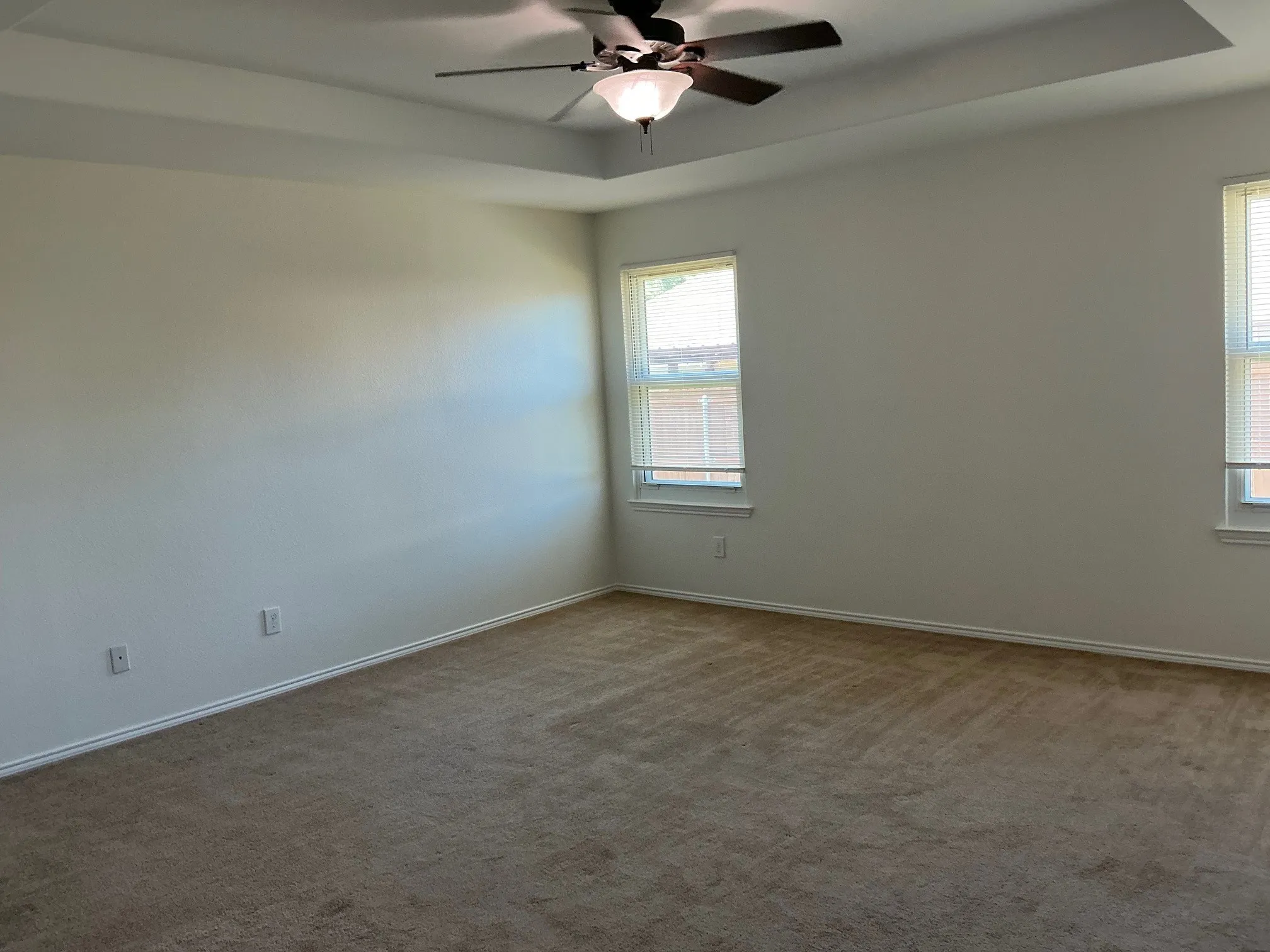 Primary suite is located at the back of the home