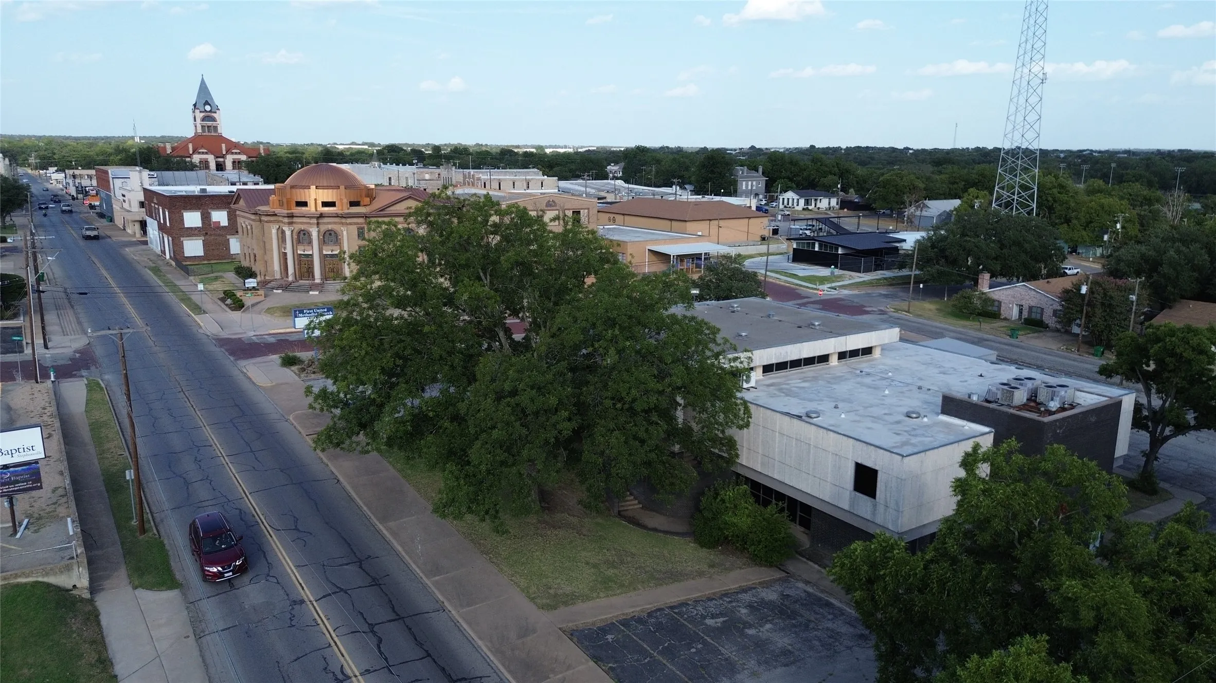 Aerial of Building