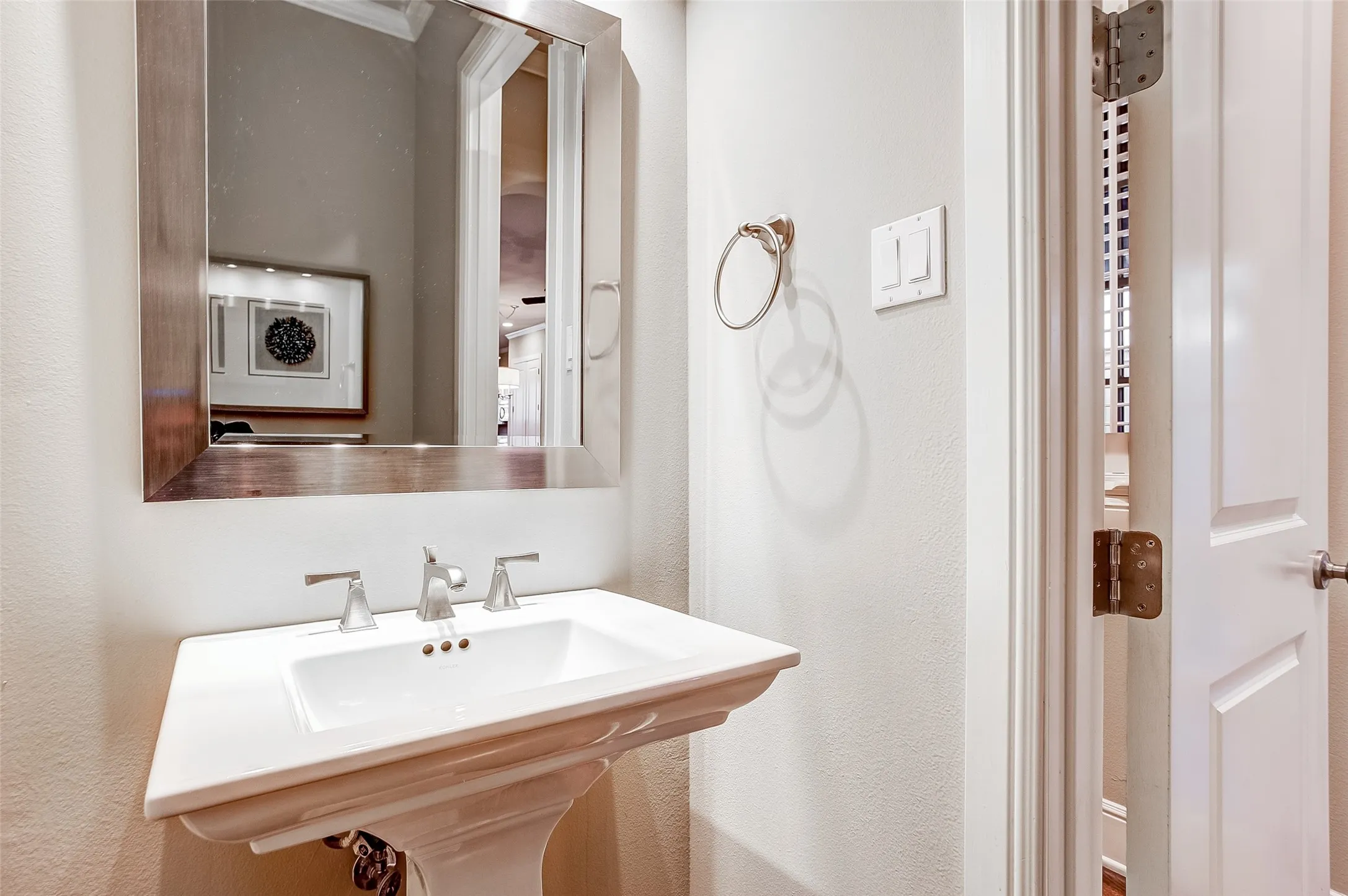 Downstairs powder room