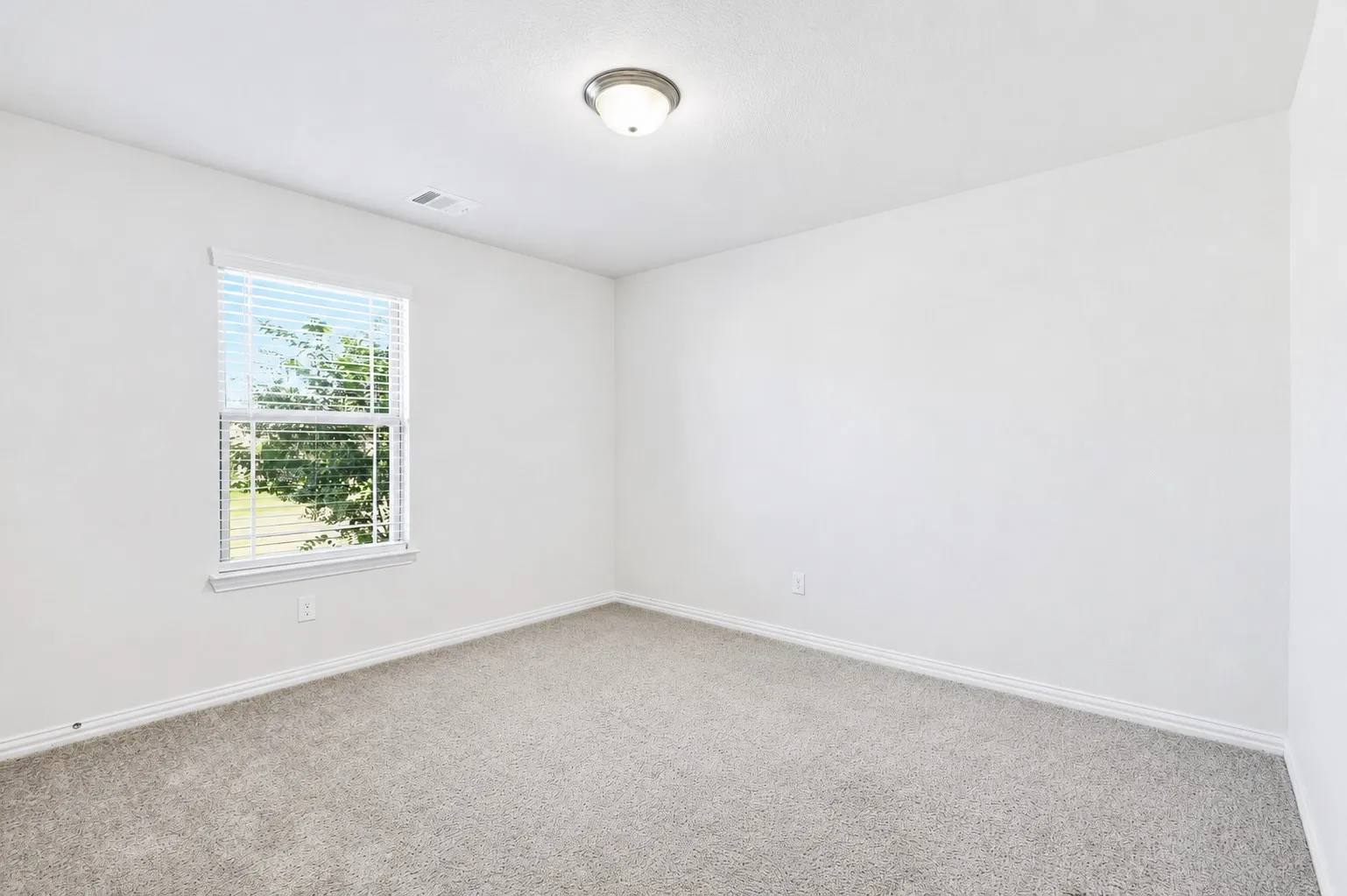 Neutral-toned carpet flooring