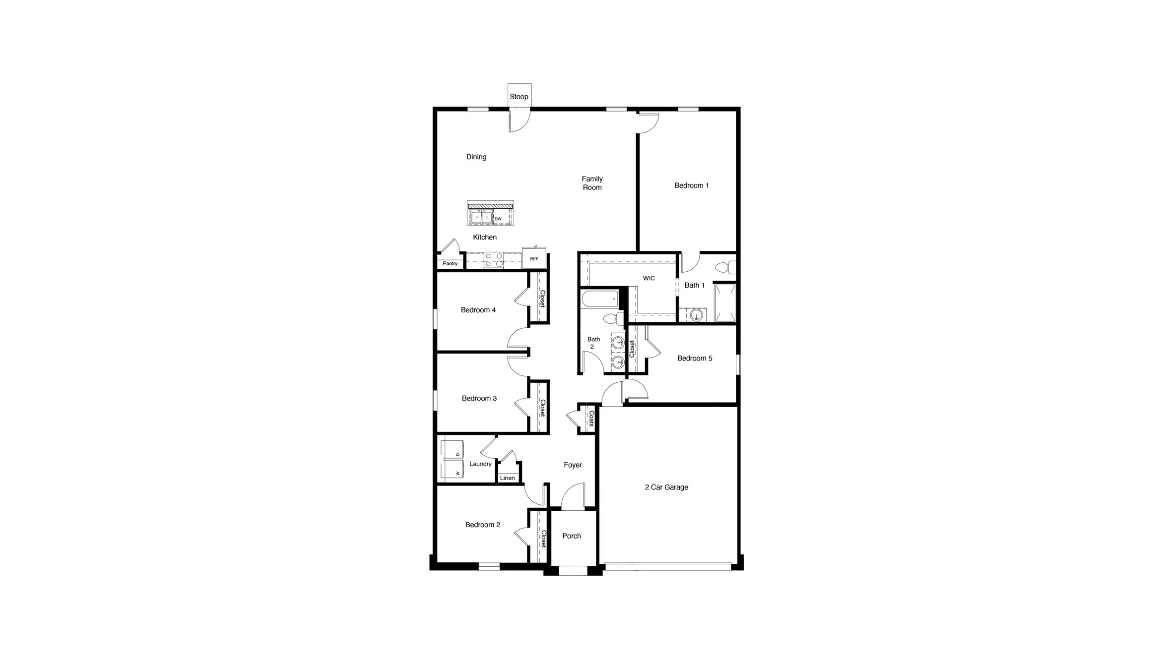 D.R. Horton's  Bailey floorplan - All Home and community information, including pricing, included features, terms, availability and amenities, are subject to change at any time without notice or obligation. All Drawings, pictures, photographs, video, square footages, floor plans, elevations, features, colors and sizes are approximate for illustration purposes only and will vary from the homes as built.
