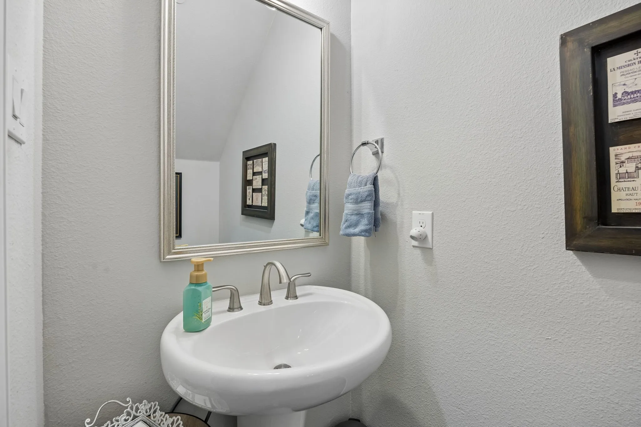 Convenient first floor half bath
