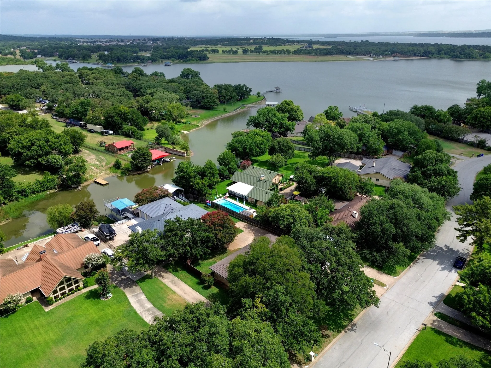 Only yards from your private boat dock to main body water! The community launch is also very close!