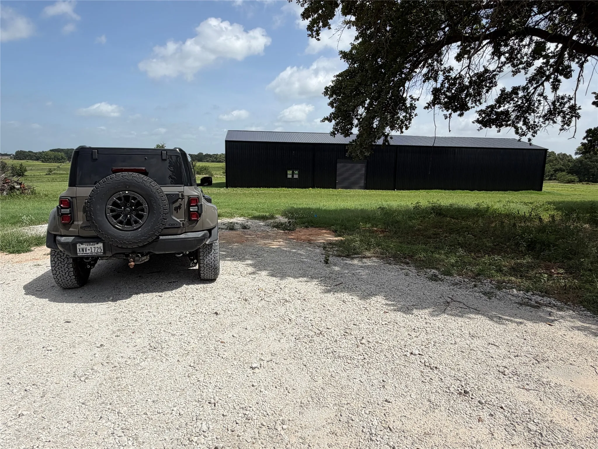Entrance off road