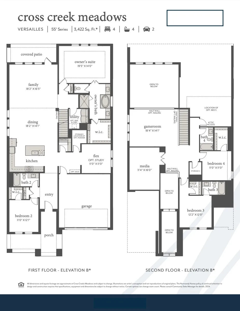 With an open and flowing main floor plus fantastic entertaining space upstairs, our Versailles plan is a winner!
