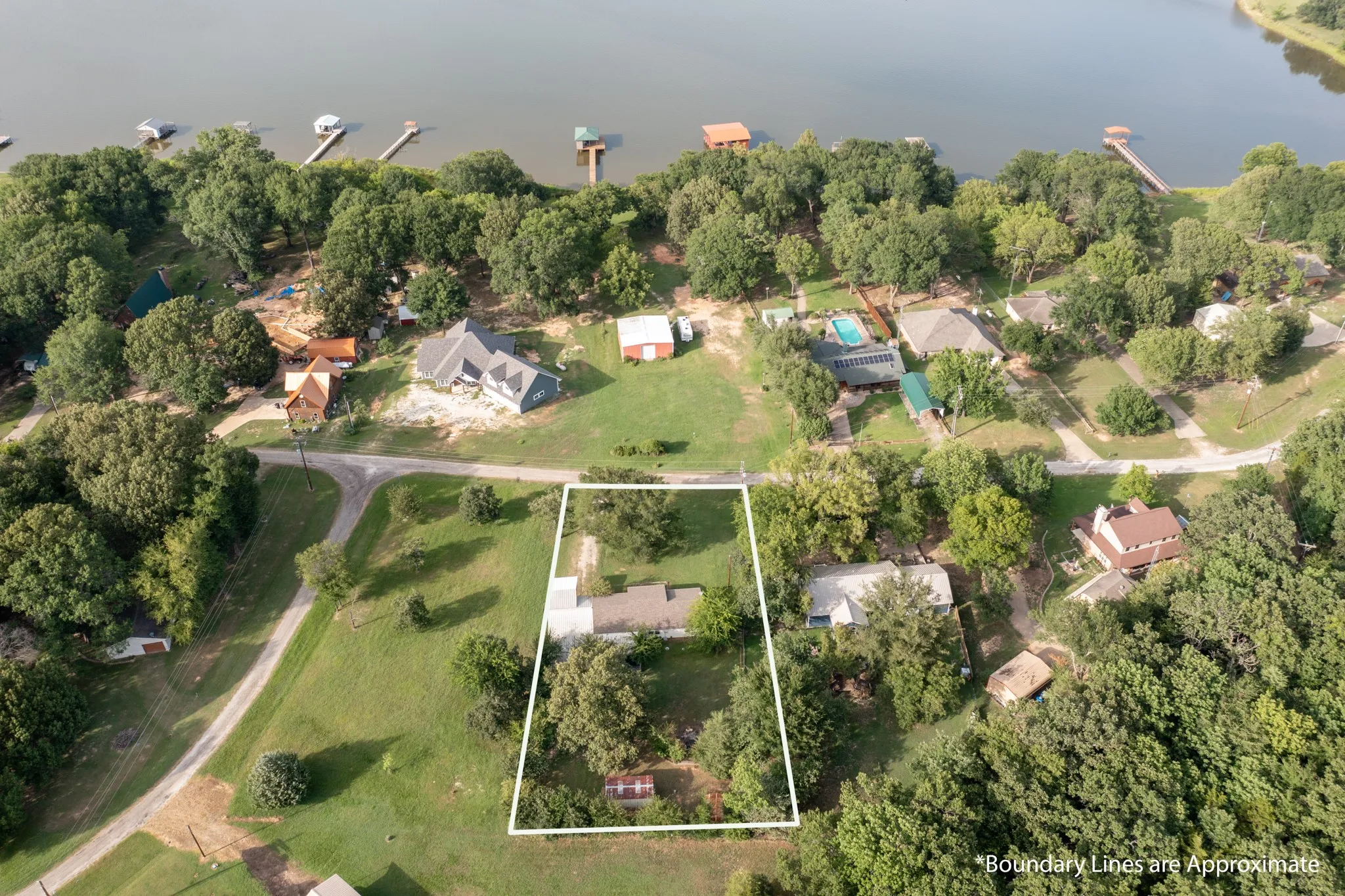 property aerial view approximte
