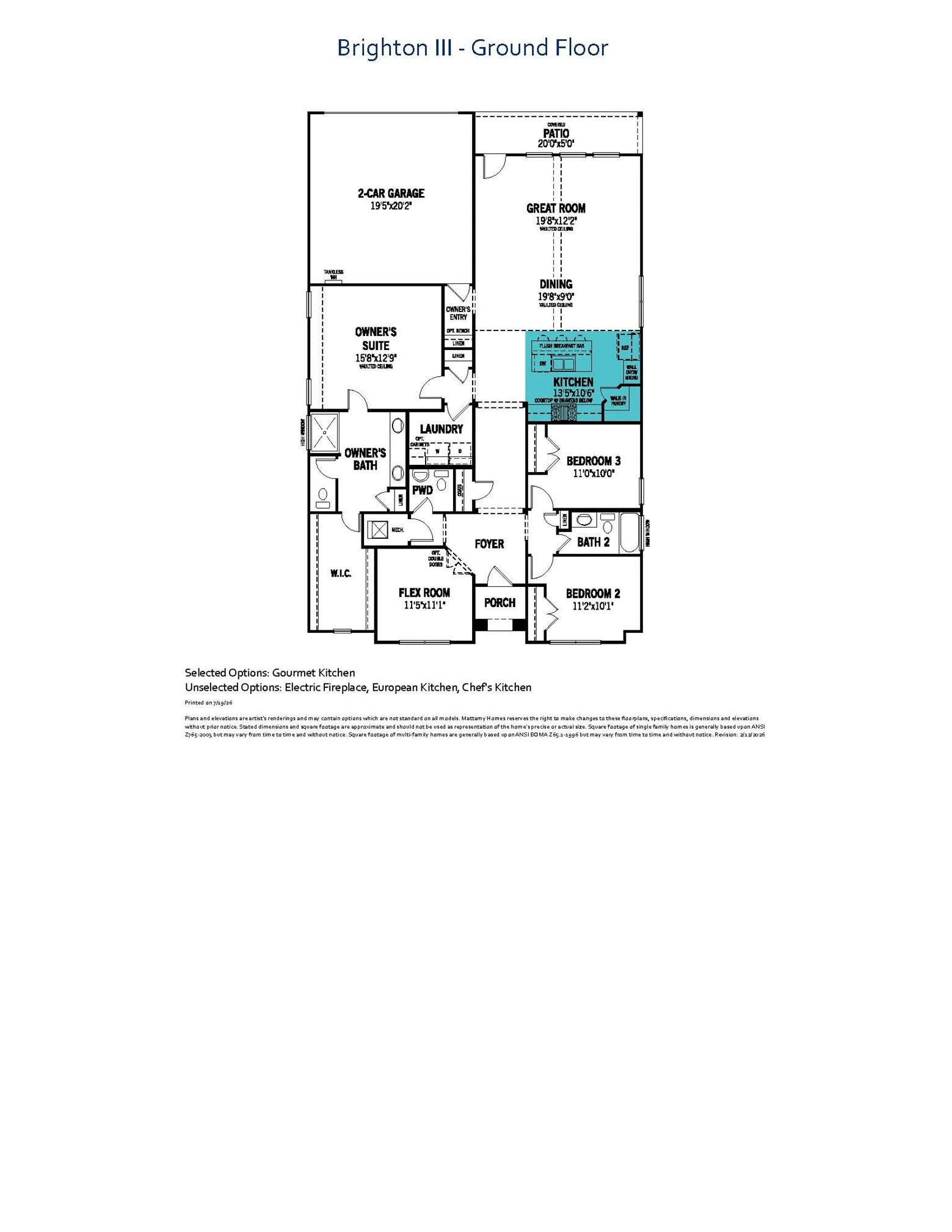 Brighton III Floor Plan