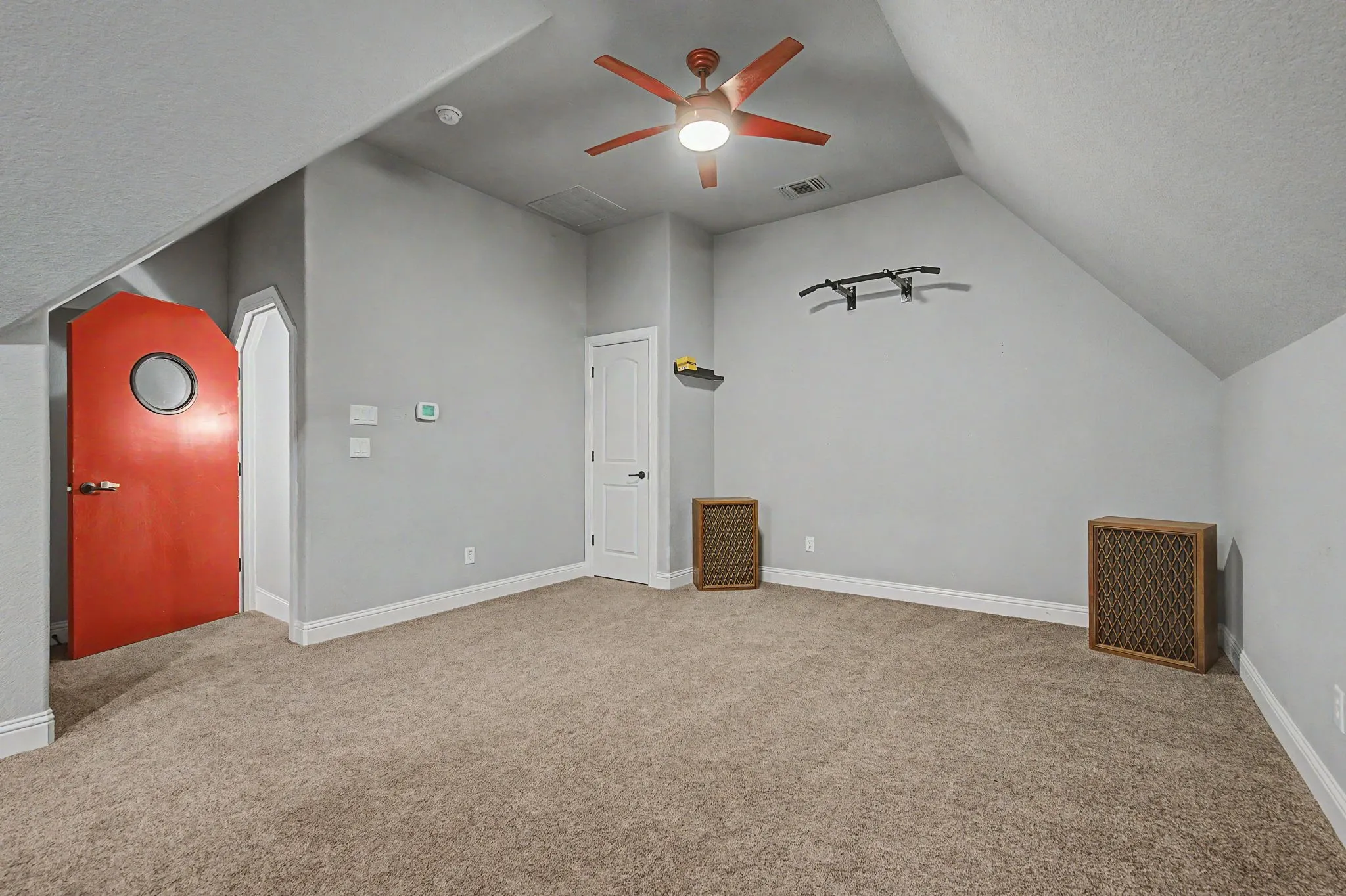 Additional room for refreshment area or additional seating.