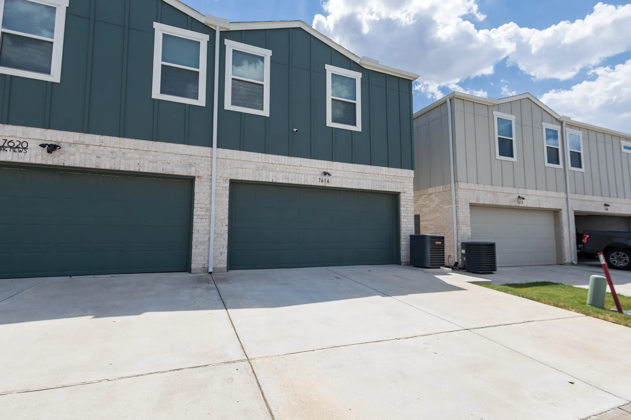 Exterior shot of the back