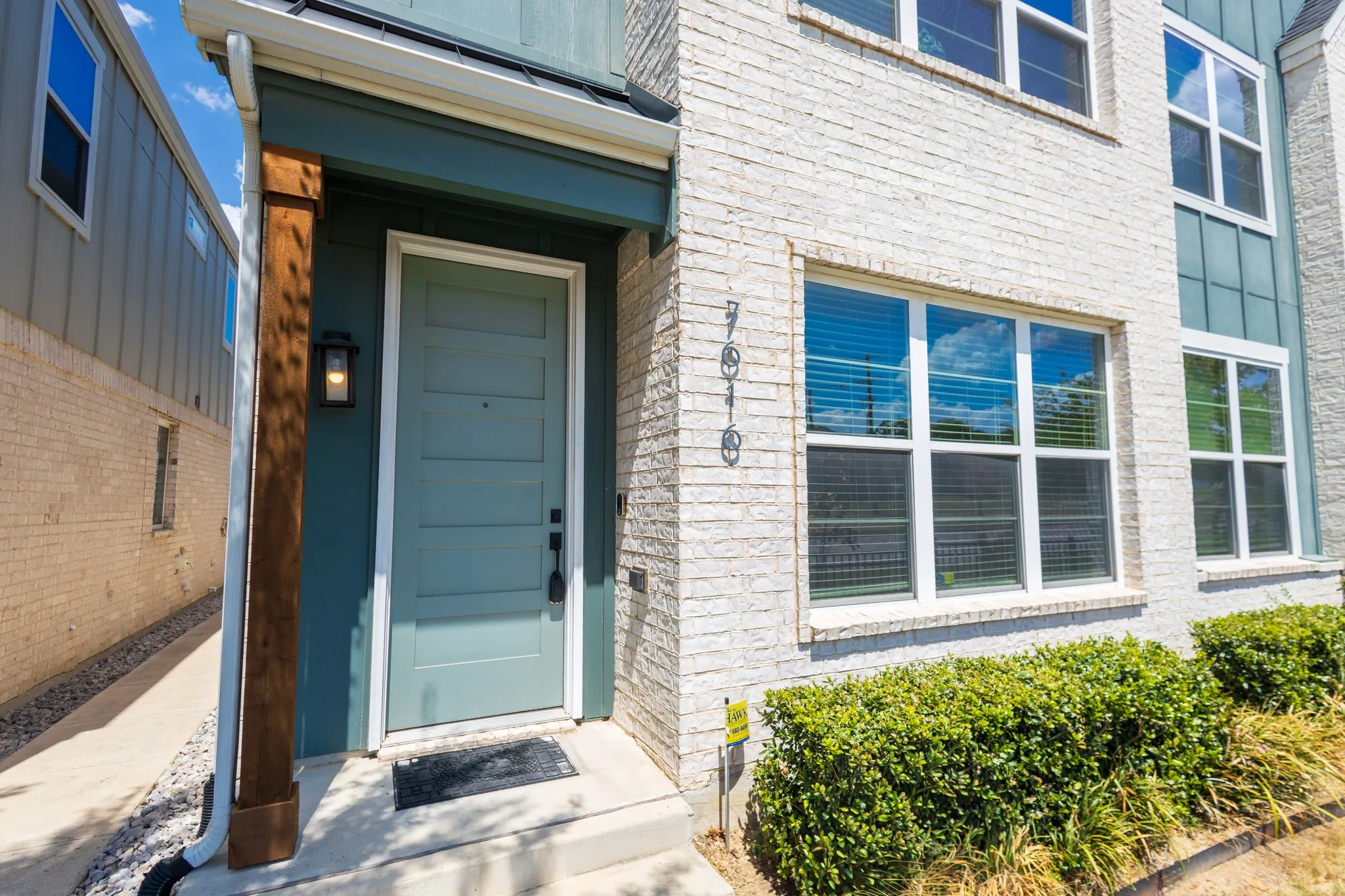 Exterior shot of the front