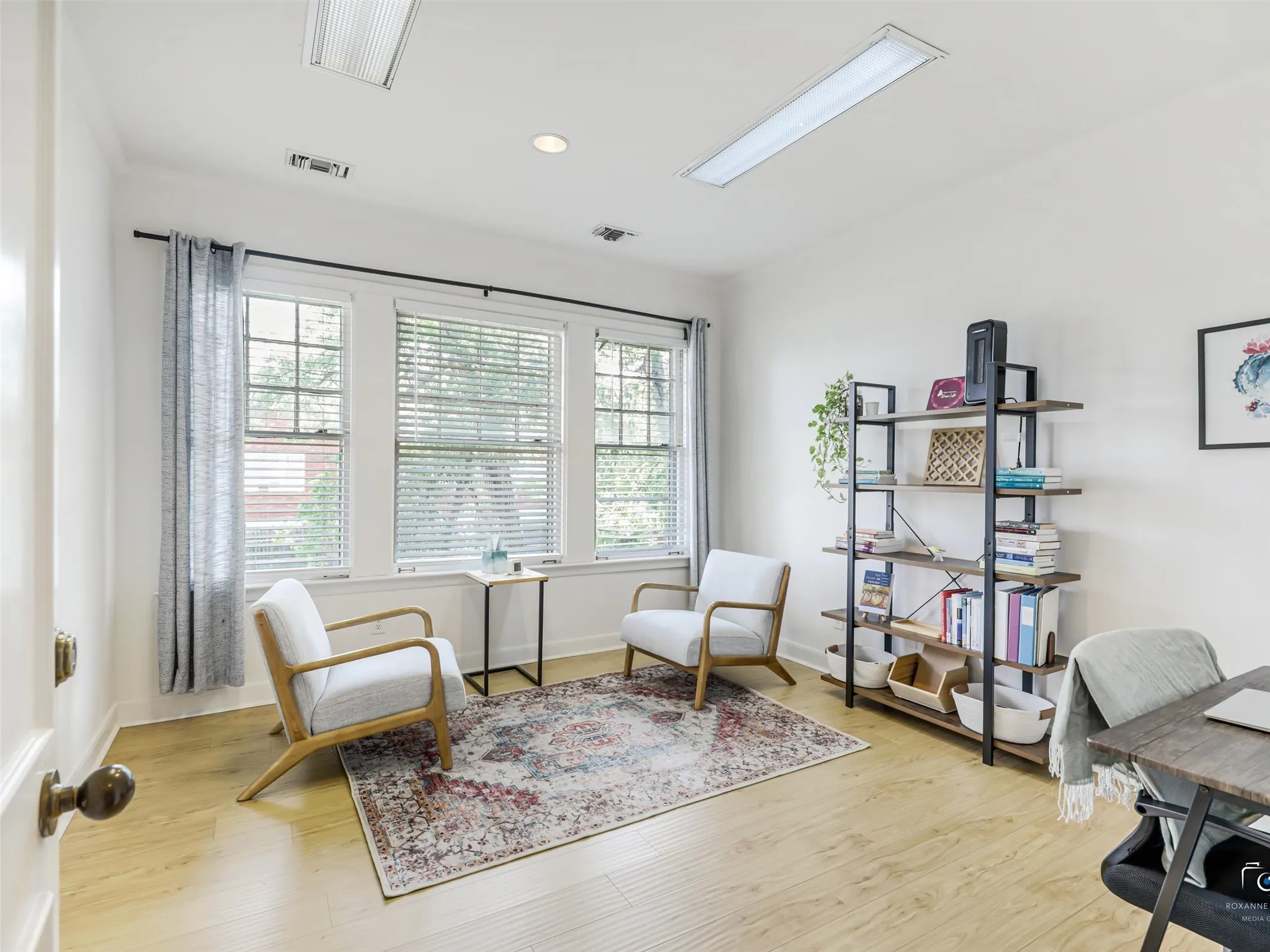 Second floor office with great natural light