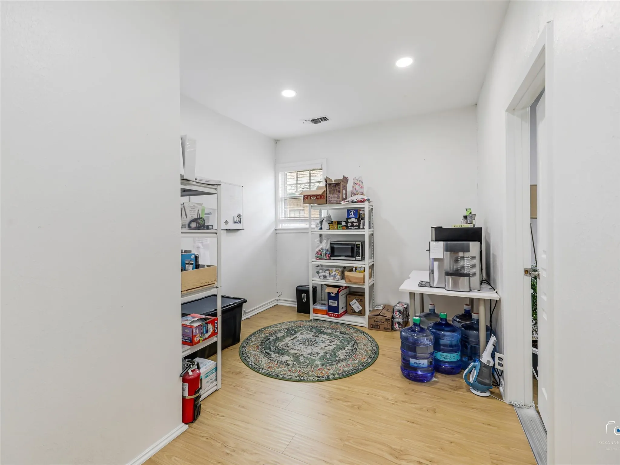 Second floor office or storage area