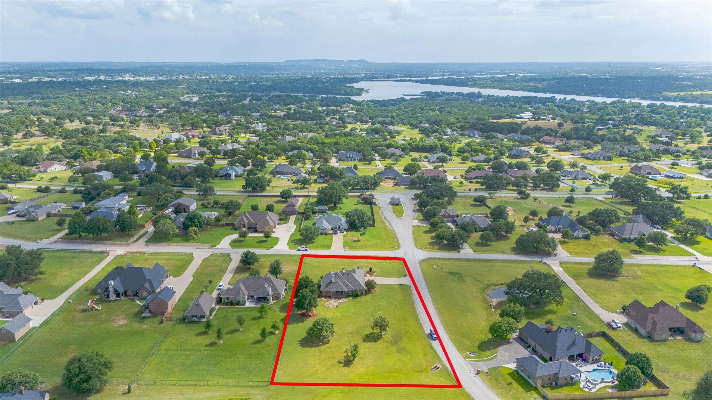 Approximate Lot Lines of the Property