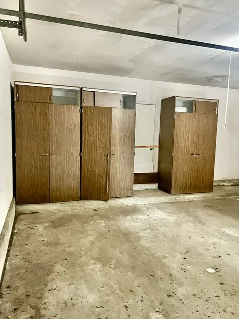 Garage with extra storage