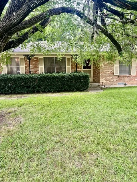 front of the house