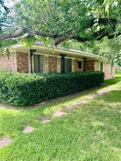 front of the house from the left corner