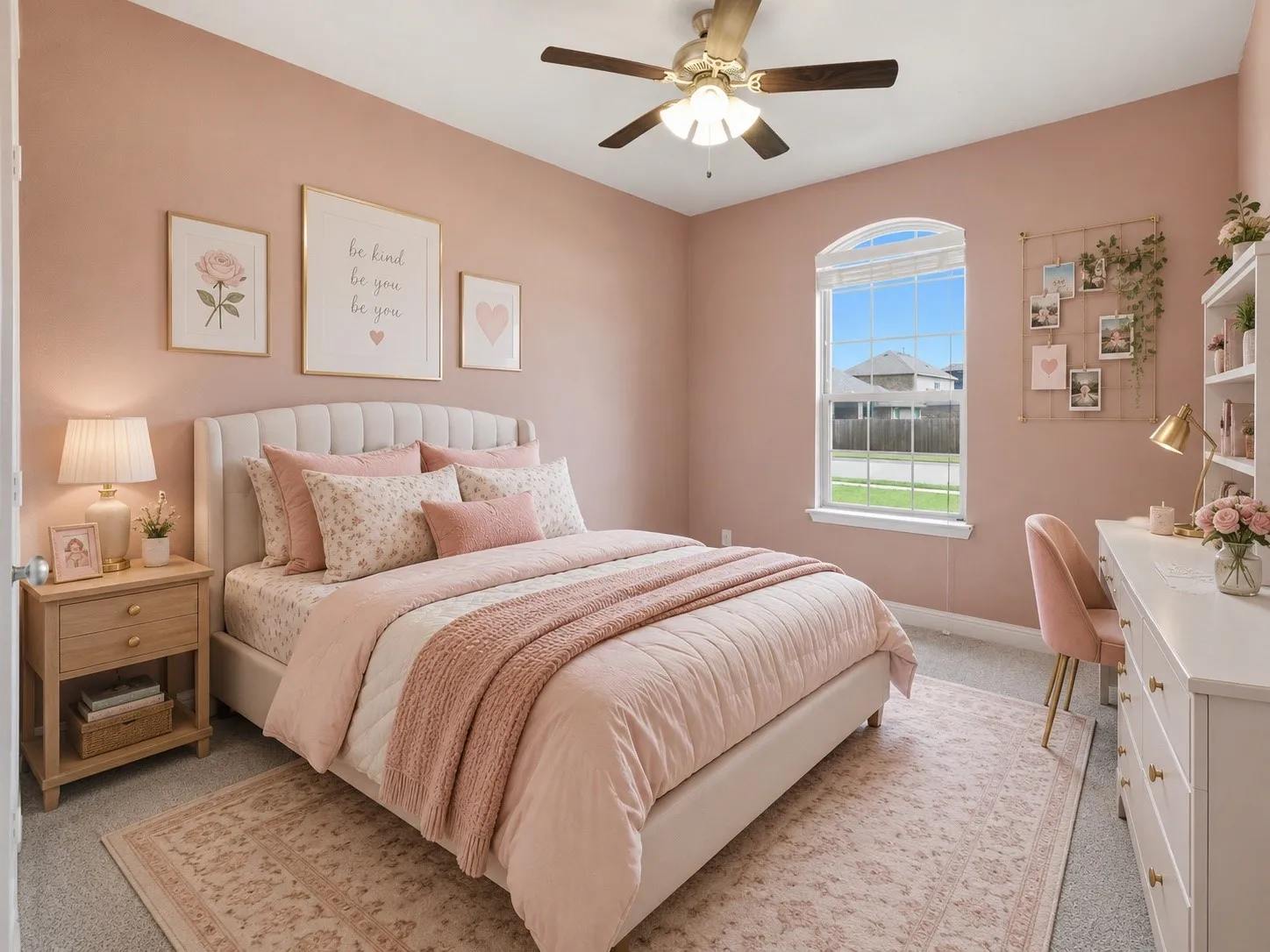 Virtually Staged Bedroom