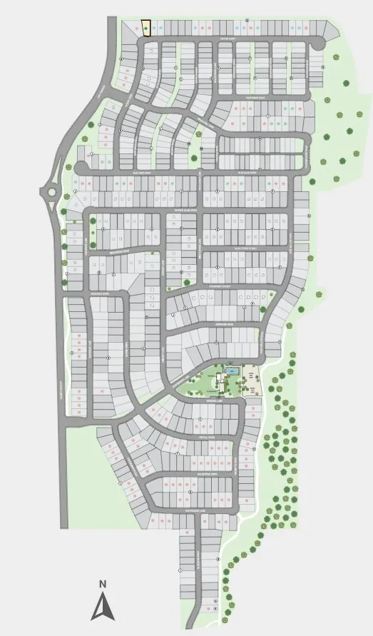 Cross Creek Meadows Sitemap