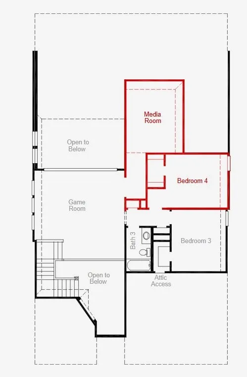 Easton Second floor media