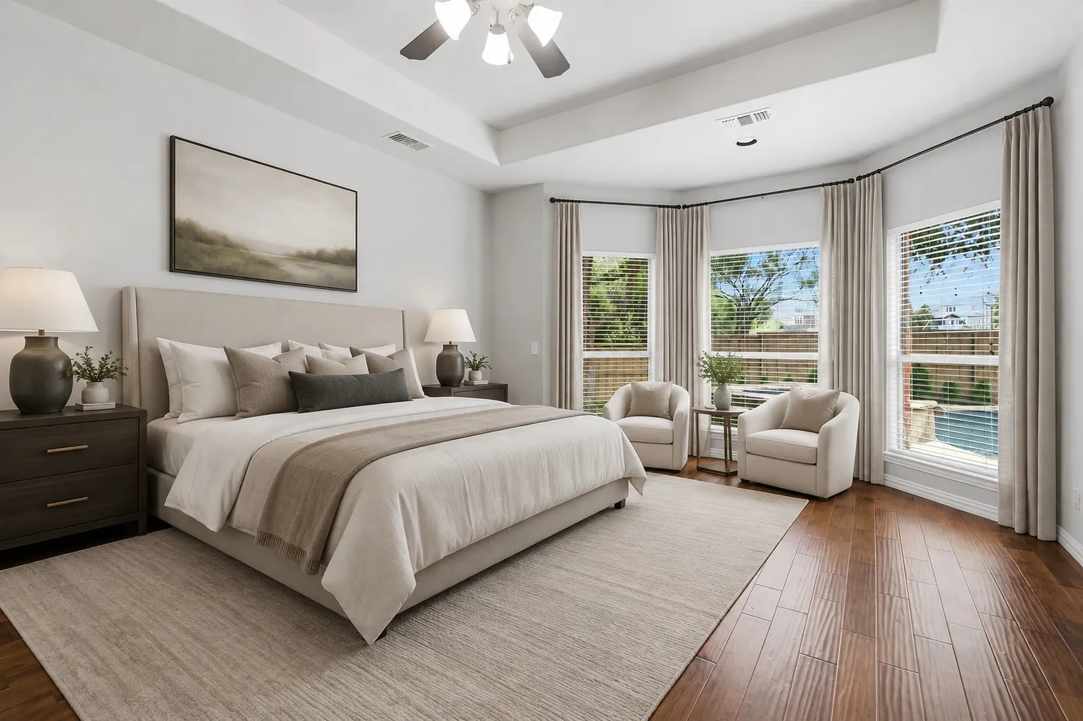 Primary Bedroom - Virtually Staged