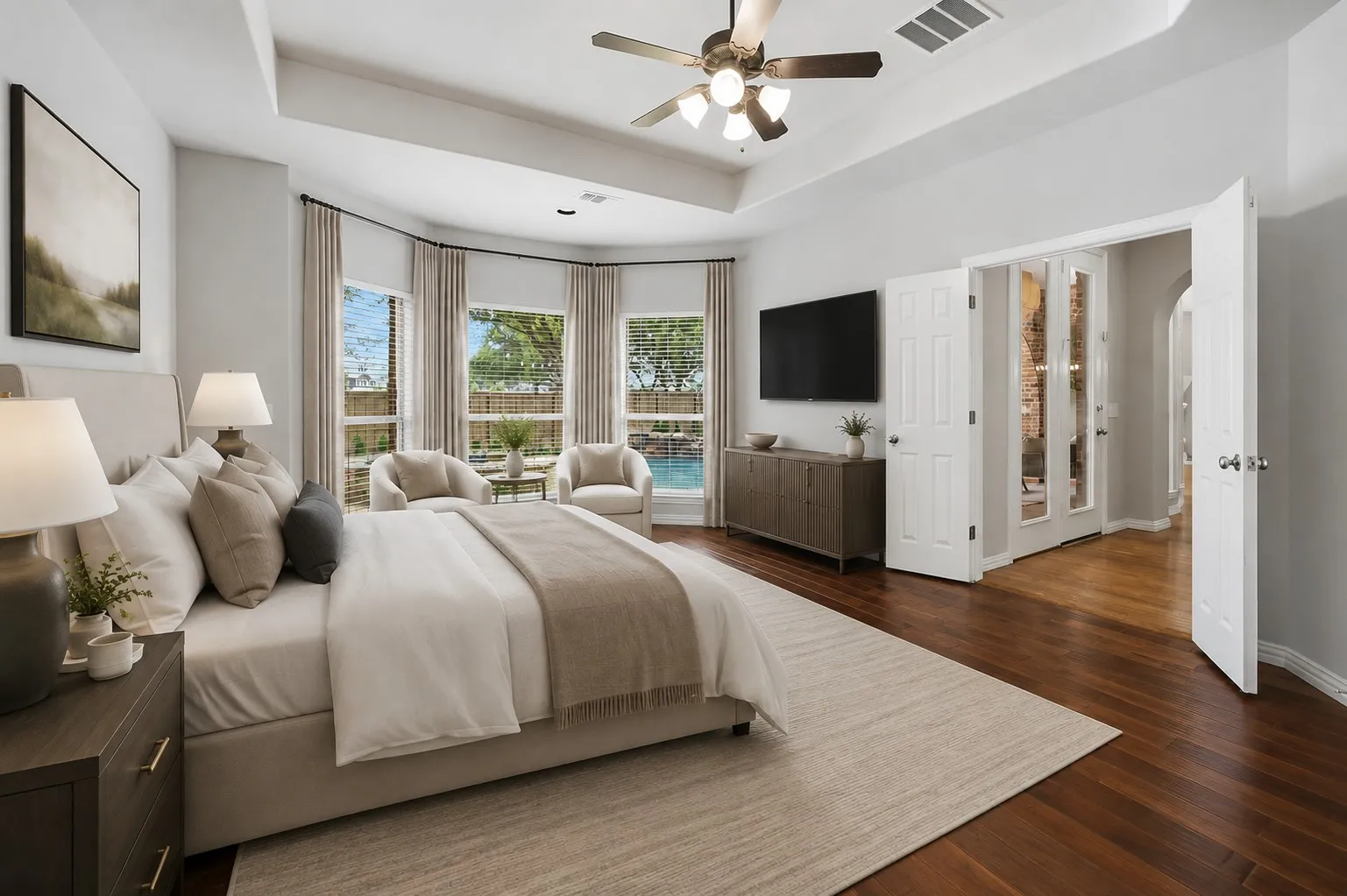 Primary Bedroom - Virtually Staged
